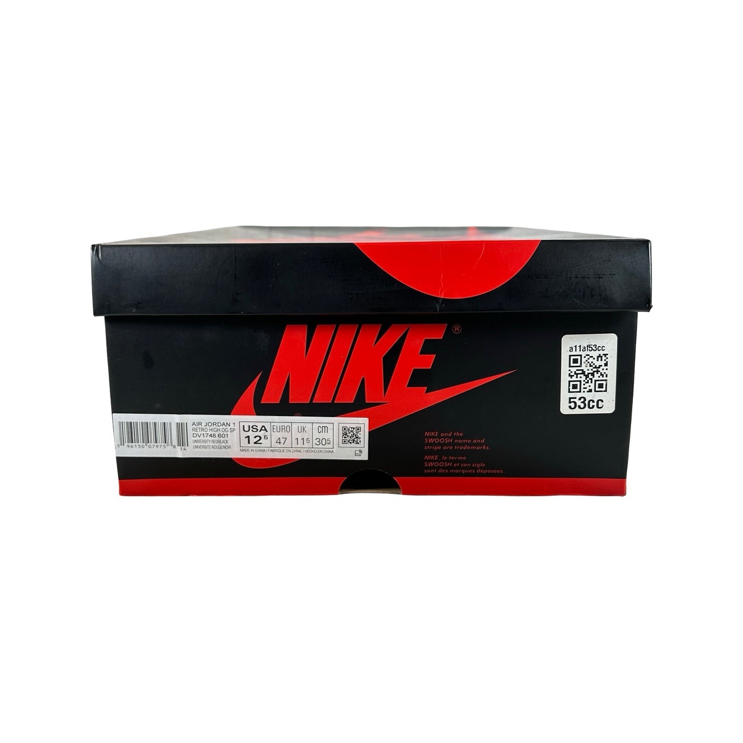DV1748 601 Jordan 1 Hi Spider-Man Across the Spider-Verse [USED] - 12.5 M (Used)