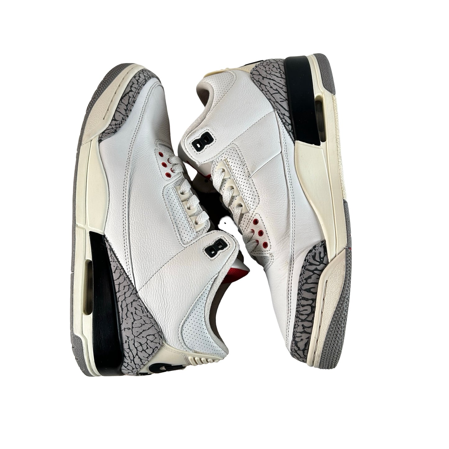DN3707 100 Jordan 3 Retro White Cement Reimagined [USED] - 11 M (Used32)