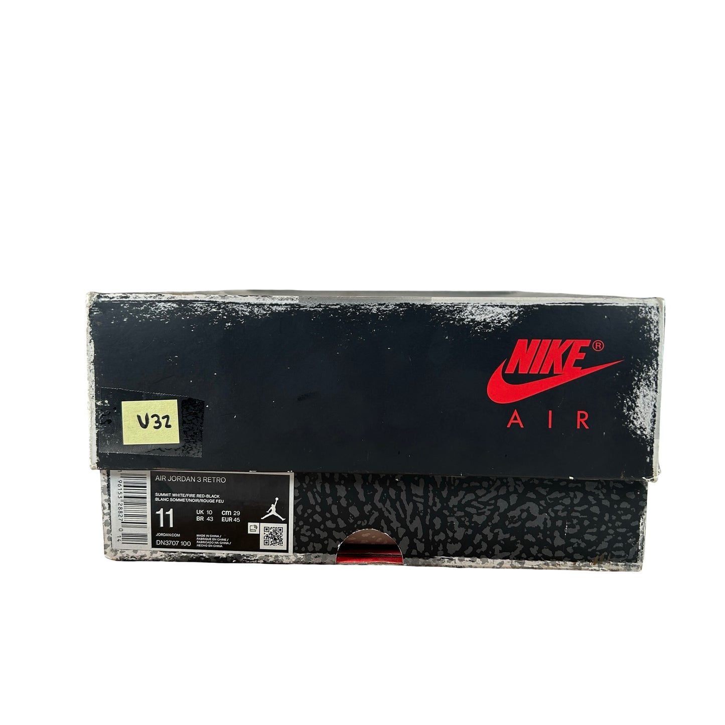 DN3707 100 Jordan 3 Retro White Cement Reimagined [USED] - 11 M (Used32)