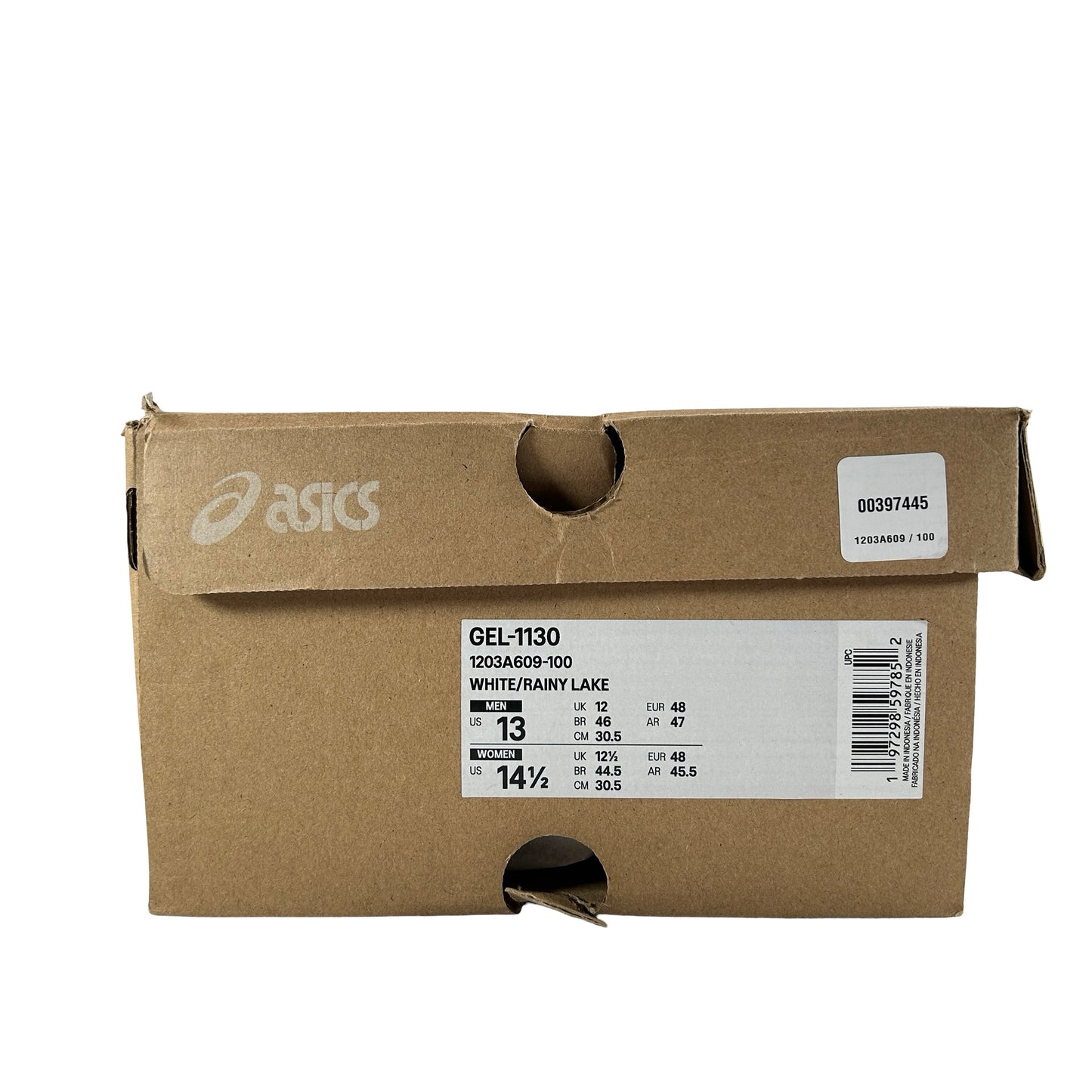 1203A609 100 ASICS Gel-1130 White Rainy Lake [USED] - 13 M (Used)
