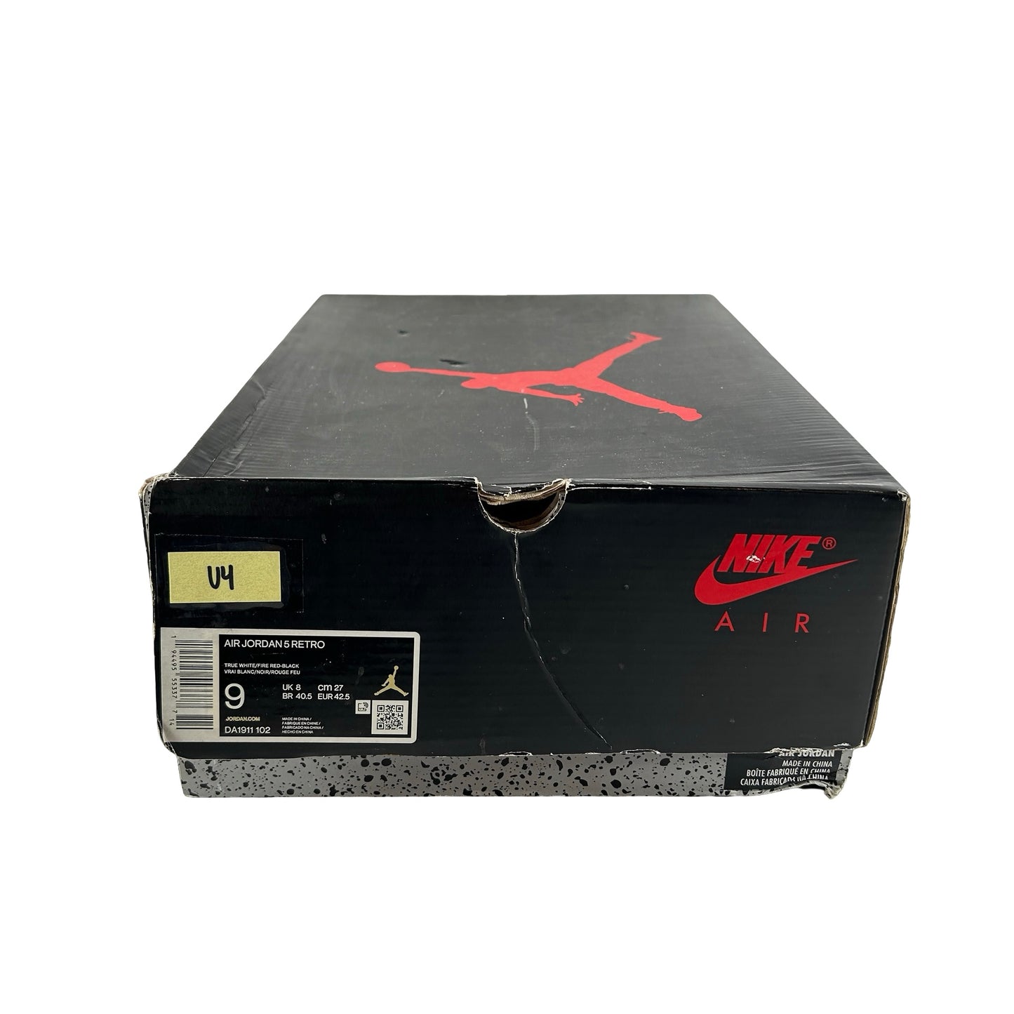 DA1911 102 Jordan 5 Fire Red [USED] - 9 M (Used4)