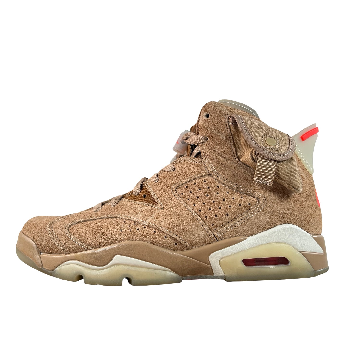 DH0690 200 Jordan 6 Retro Travis Scott British Khaki [USED] - 8 M (Used6)