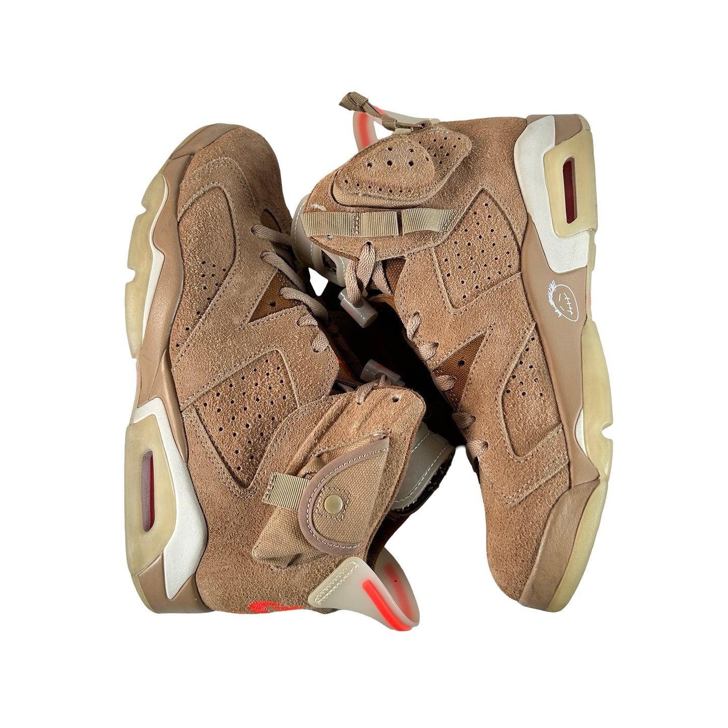 DH0690 200 Jordan 6 Retro Travis Scott British Khaki [USED] - 8 M (Used6)