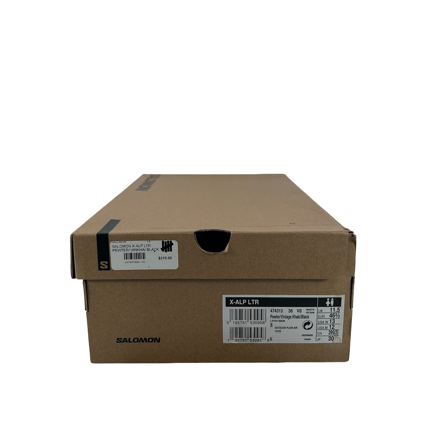 L4743130036 Salomon X-ALP Pewter Vinkha [USED] - 12 M (Used)