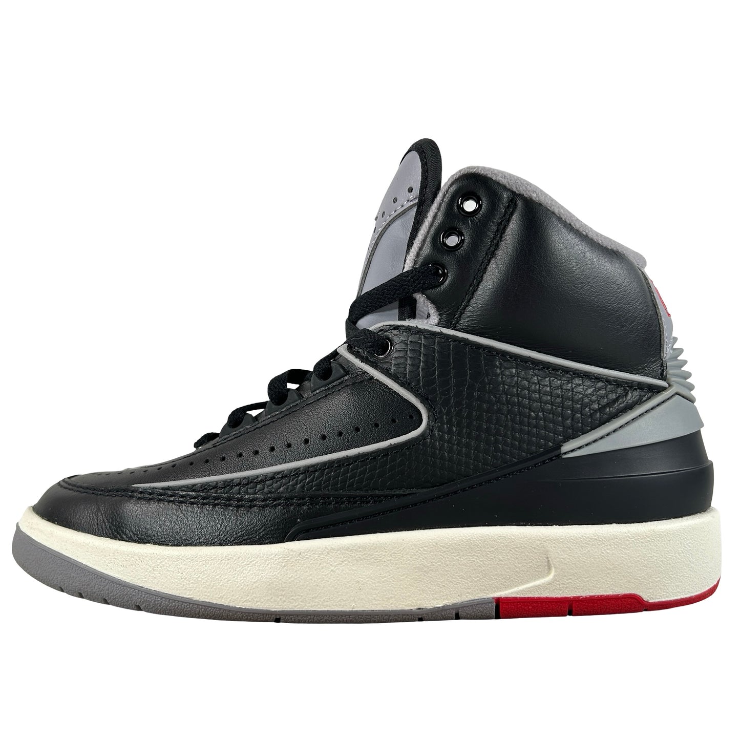 DQ8562 001 Jordan 2 Retro Black Cement (GS) [USED] - 4 Y (Used) (No Box)