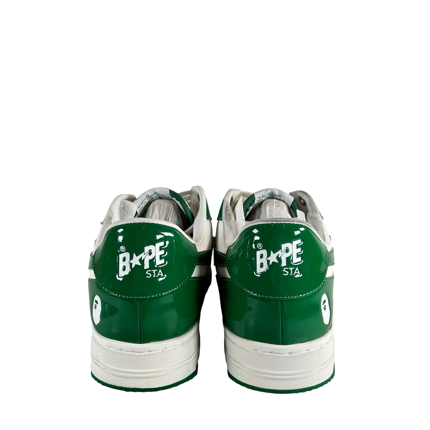 001FWL801305M GRN A Bathing Ape Bape Sta Icon Low #1 Green [USED] - 11 M (Used)