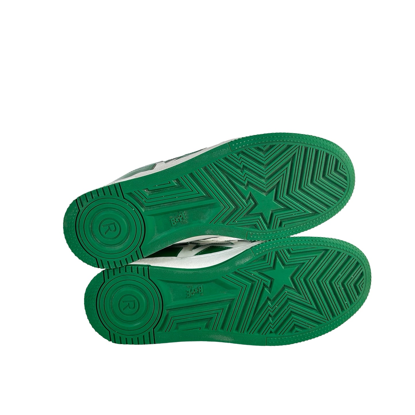 001FWL801305M GRN A Bathing Ape Bape Sta Icon Low #1 Green [USED] - 11 M (Used)