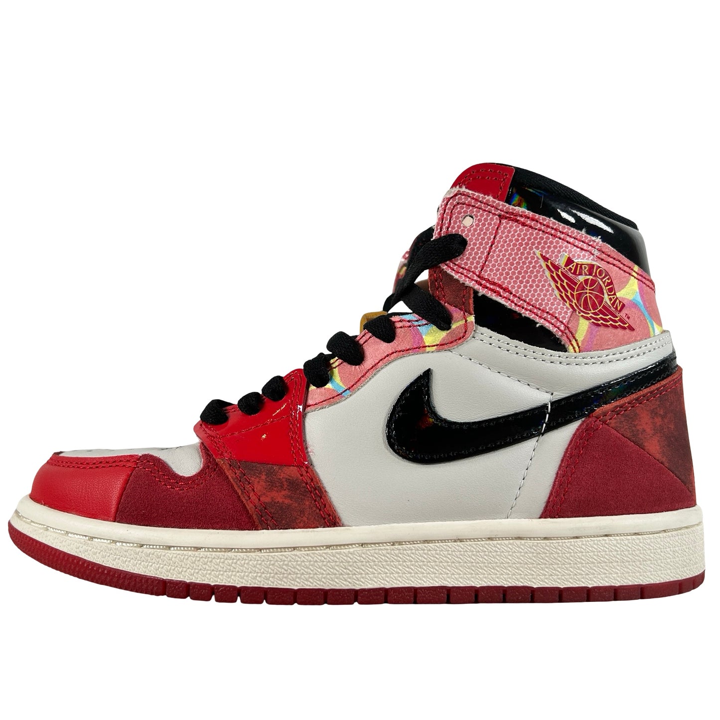 DV1748 601 Jordan 1 Retro High OG Spider-Man Across the Spider-Verse [USED] - 4 M (Used) (No Box)