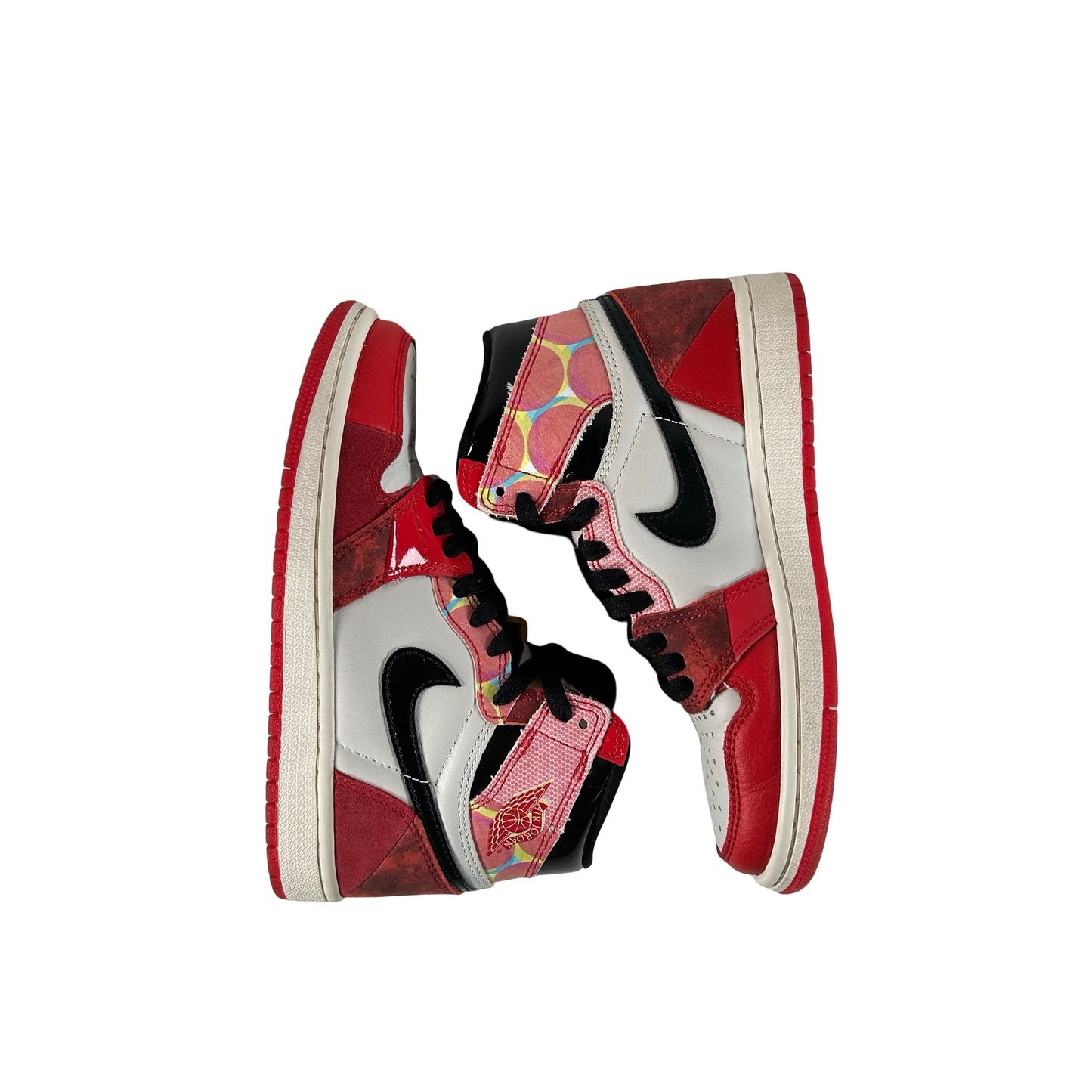 DV1748 601 Jordan 1 Retro High OG Spider-Man Across the Spider-Verse [USED] - 4 M (Used) (No Box)
