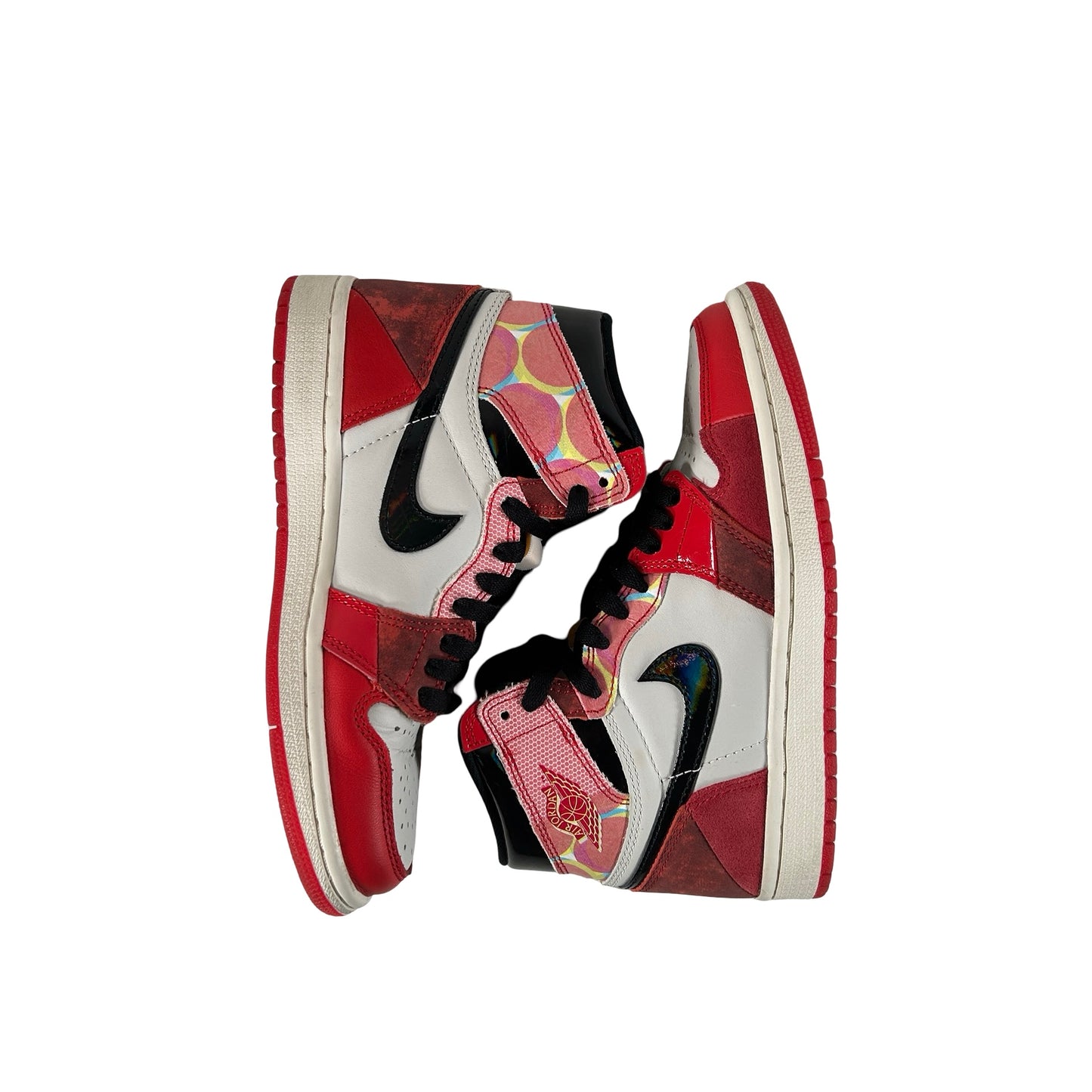 DV1748 601 Jordan 1 Retro High OG Spider-Man Across the Spider-Verse [USED] - 4 M (Used) (No Box)