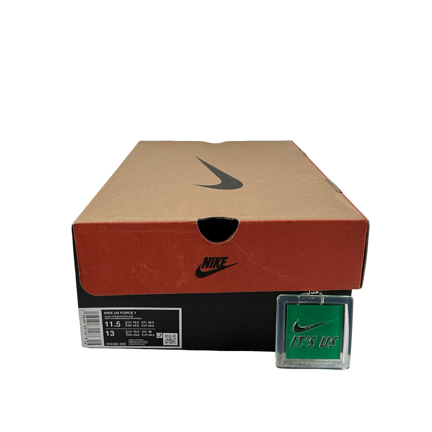 IH4383 300 Nike Air Force 1 Low Lil Yachty Concrete Boys Lucky Green [USED] - 11.5 M (Used)