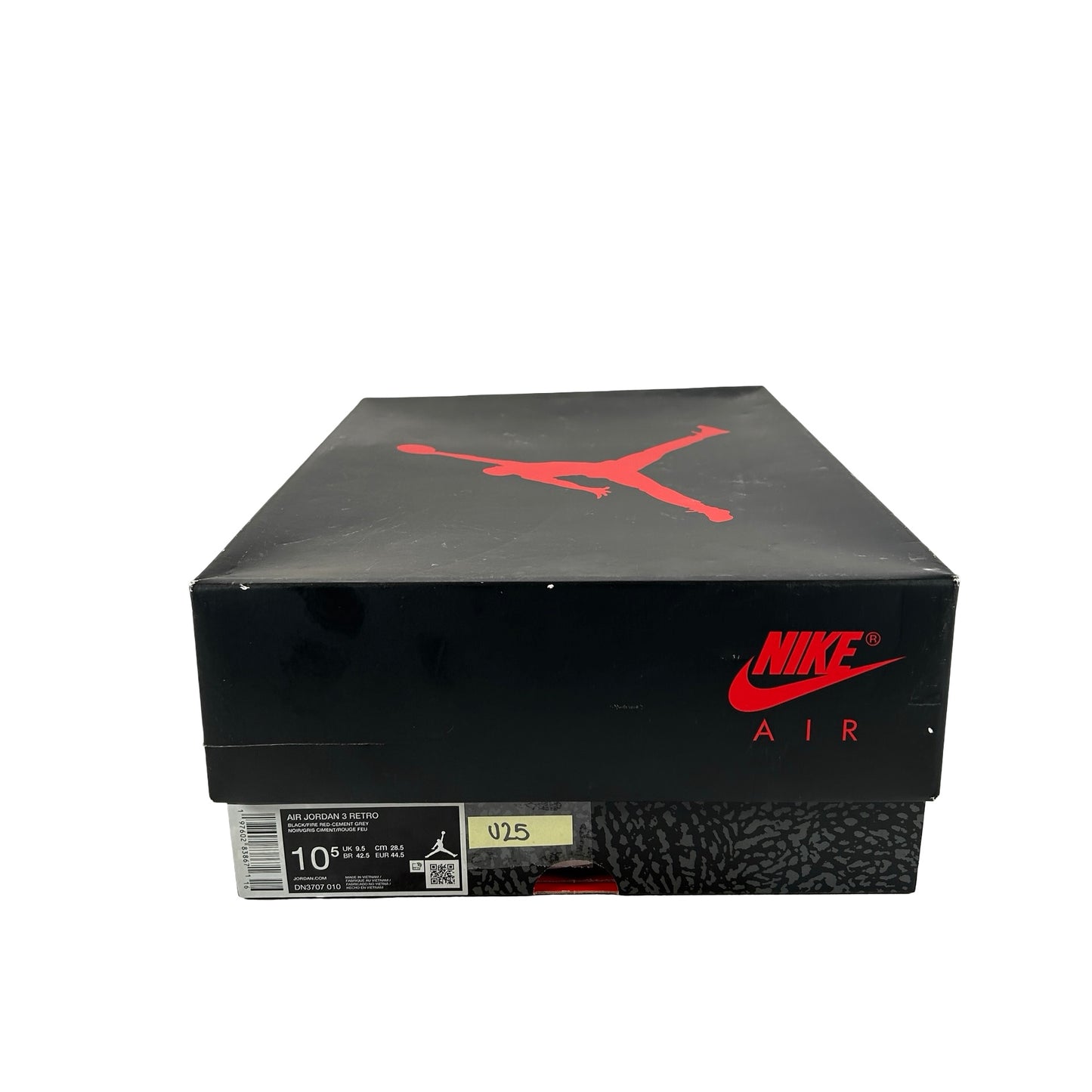 DN3707 010 Jordan 3 Retro OG Black Cement (2024) [USED] - 10.5 M (Used25)