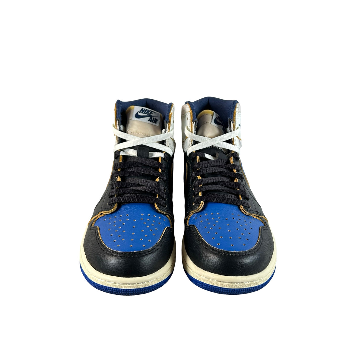 IO7847 001 Air Jordan 1 Retro High OG SP Fragment x Union LA Sport Royal [USED] - 9.5 M (Used) (No Box)