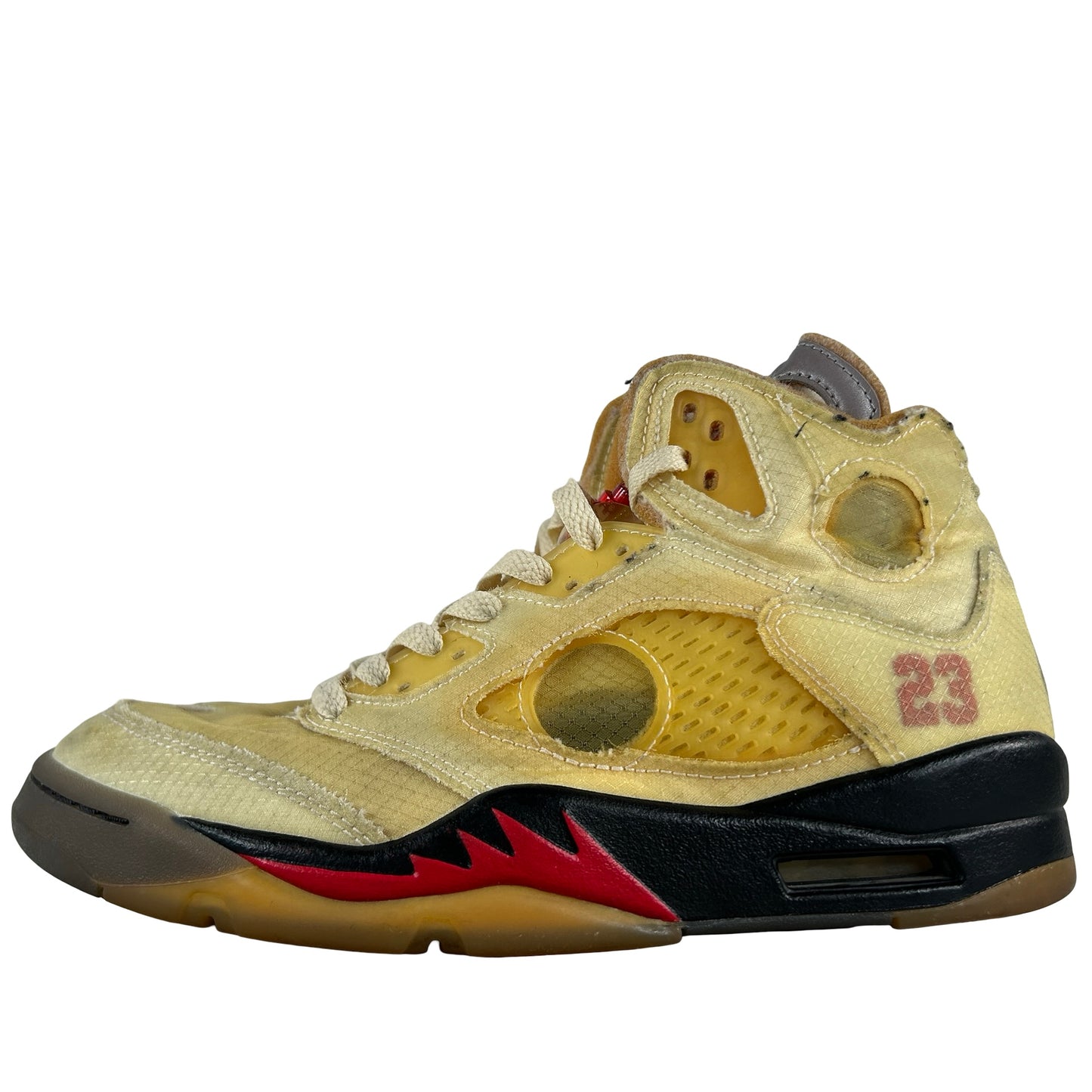 DH8565 100 Jordan 5 Off-White Sail [USED] - 7 M (Used2)