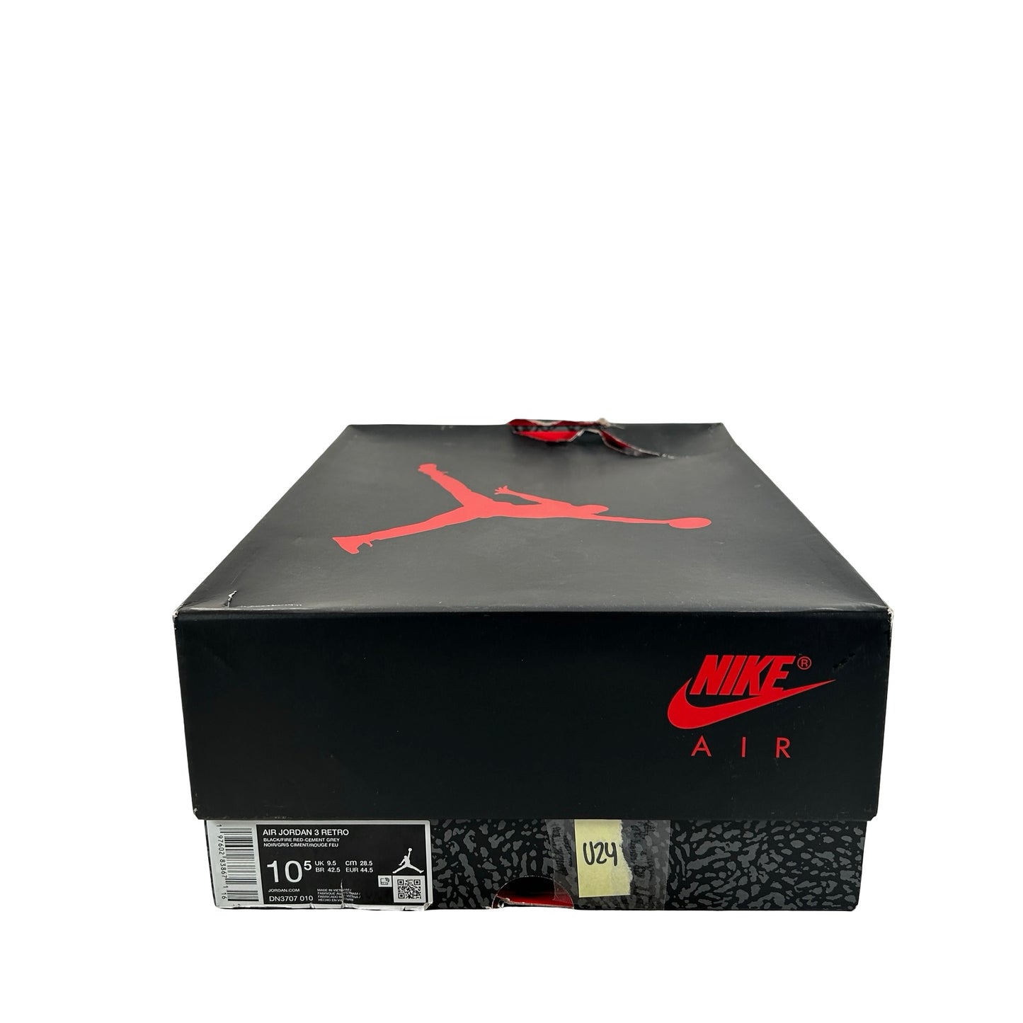 DN3707 010 Jordan 3 Retro OG Black Cement (2024) [USED] - 10.5 M (Used24)