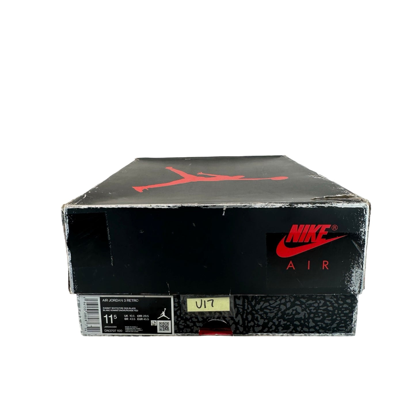 DN3707 100 Jordan 3 Retro White Cement Reimagined [USED] - 11.5 M (Used17)