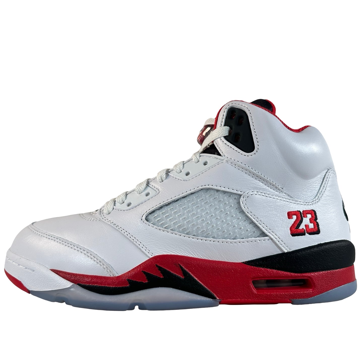 HQ7978 101 Jordan 5 Retro Fire Red Black Tongue (2025) [USED] - 9.5 M (Used2)