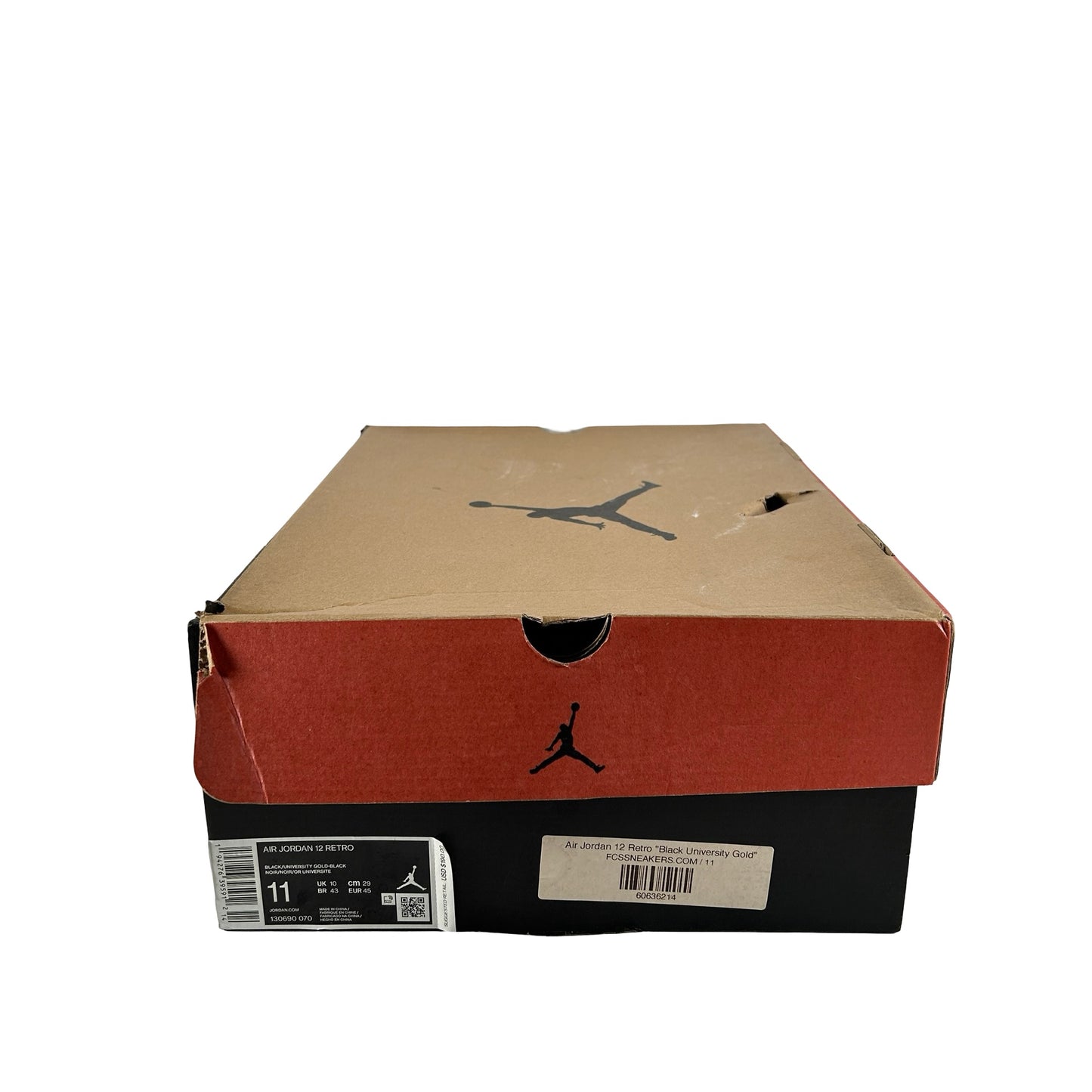 130690 070 Jordan 12 Black University Gold [USED] - 11 M (Used)