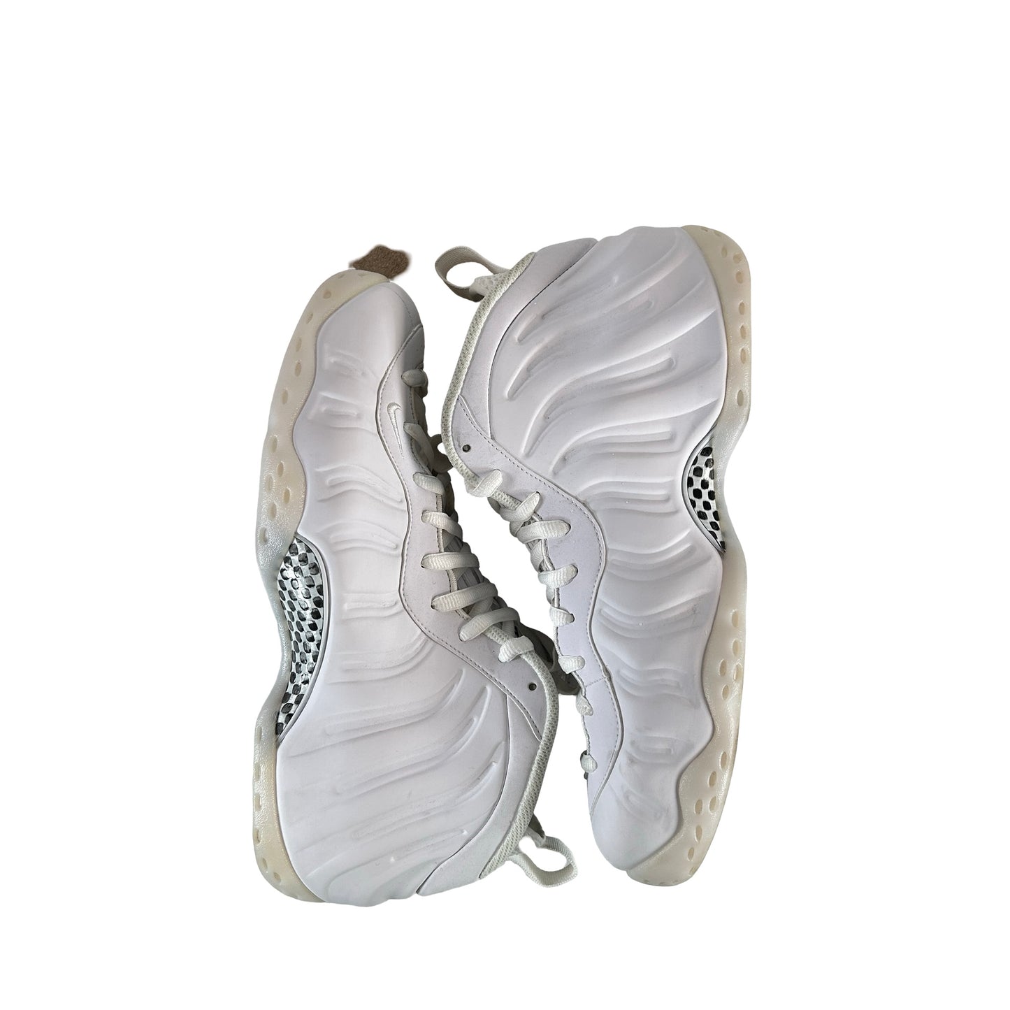 HJ5195 100 Nike Air Foamposite One Triple White [USED] - 10 M (Used)