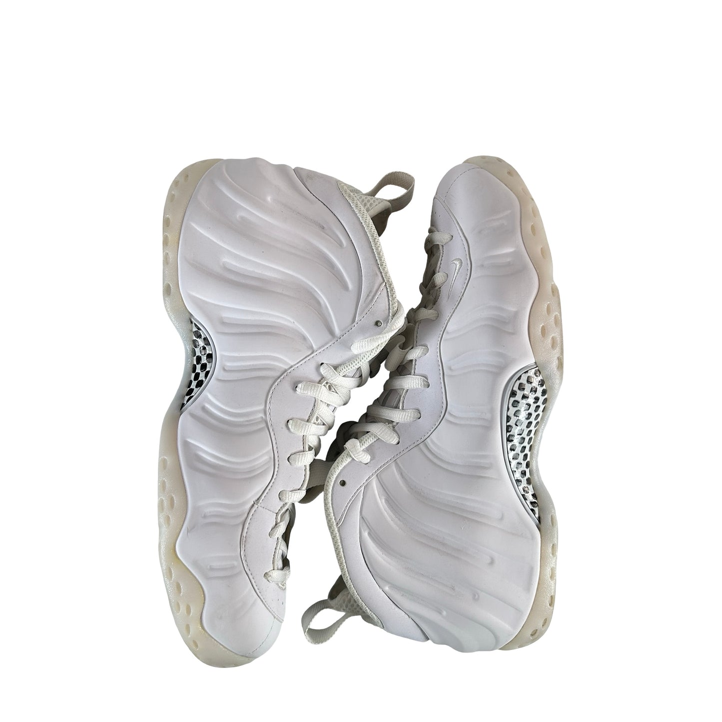 HJ5195 100 Nike Air Foamposite One Triple White [USED] - 10 M (Used)