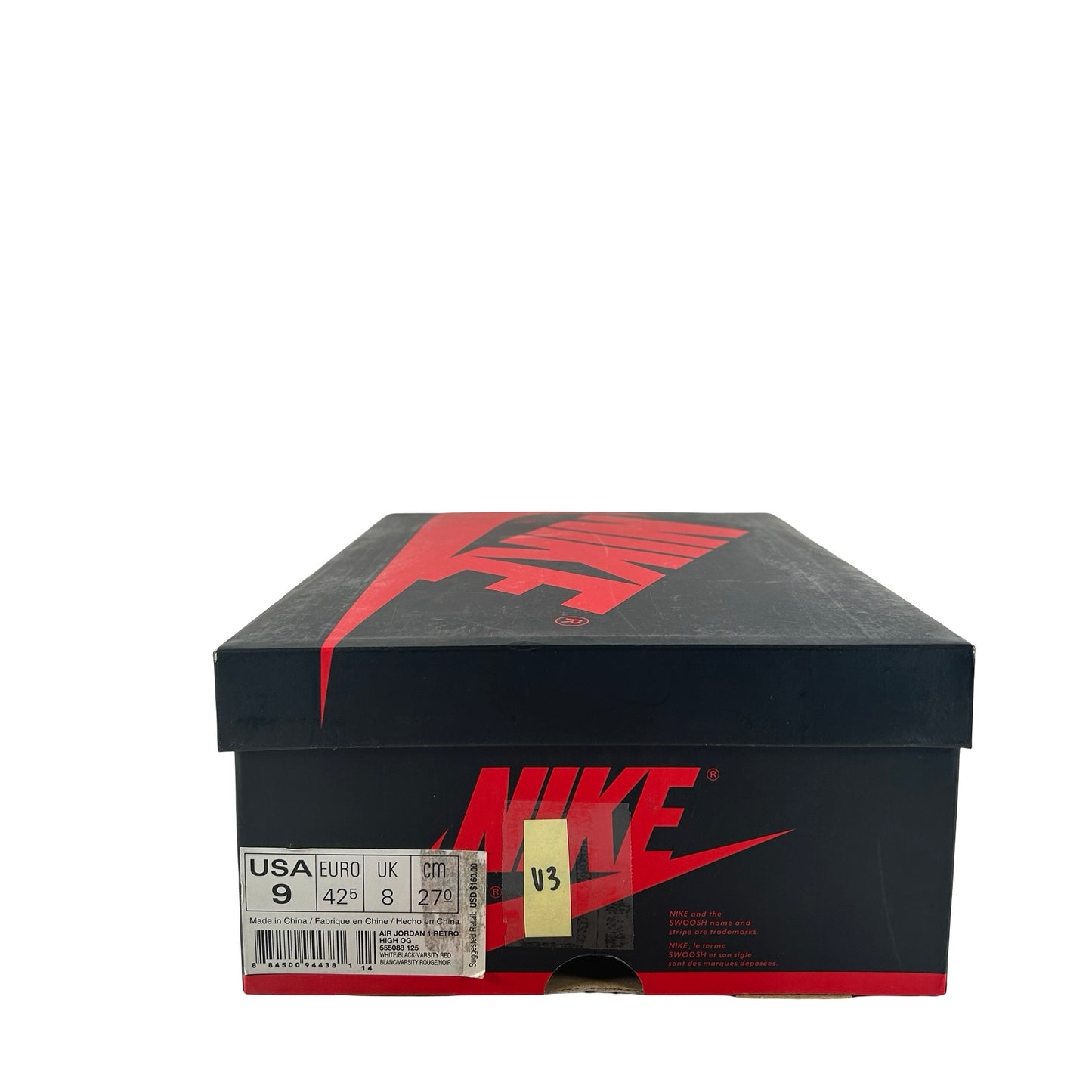 555088 125 Jordan 1 Retro Black Toe (2016) [USED] - 9 M (Used3)
