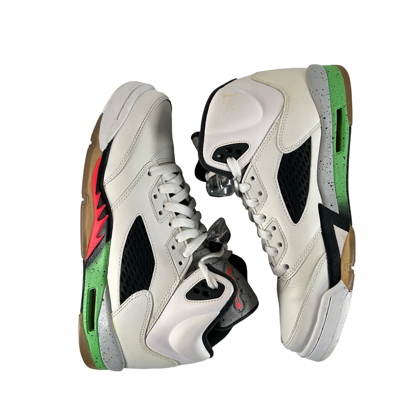 440888 115 Jordan 5 Retro Poison Green (GS) [USED] - 7 Y (Used)