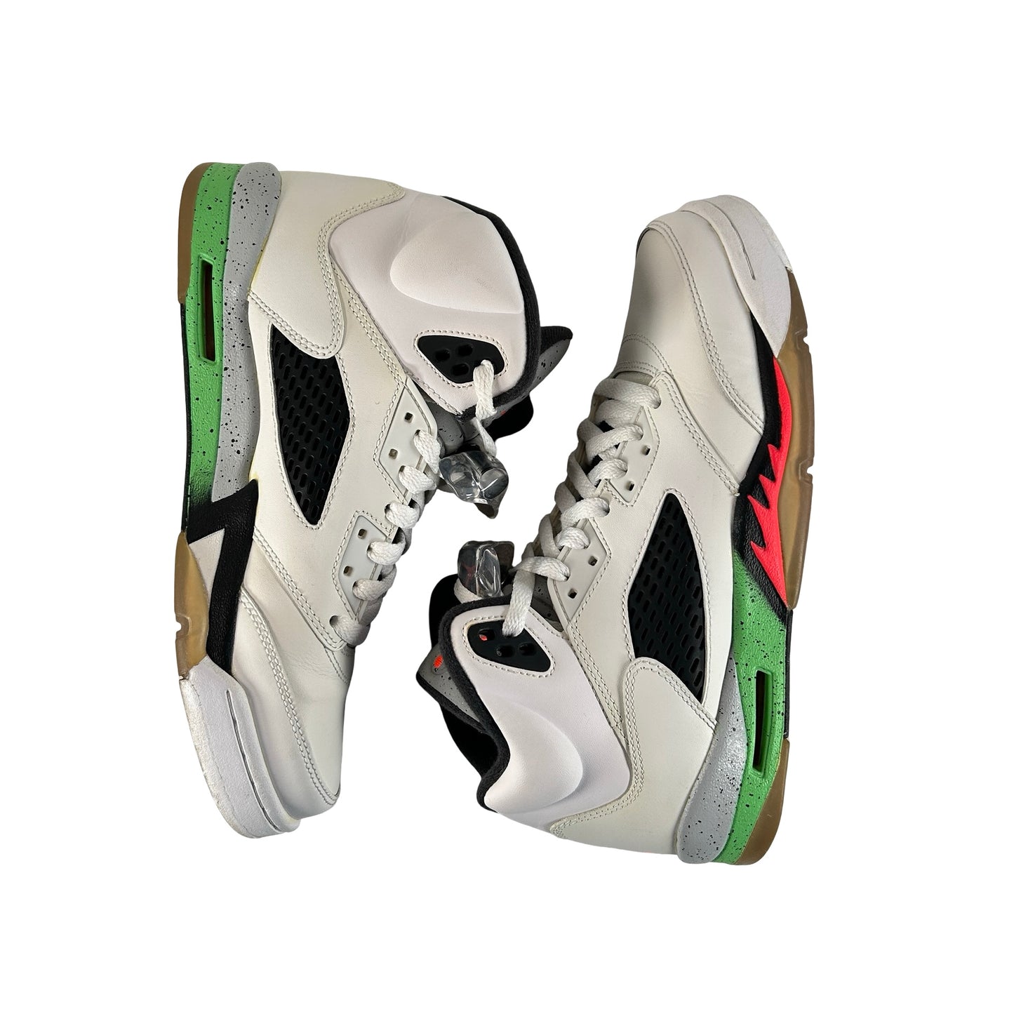 440888 115 Jordan 5 Retro Poison Green (GS) [USED] - 7 Y (Used)
