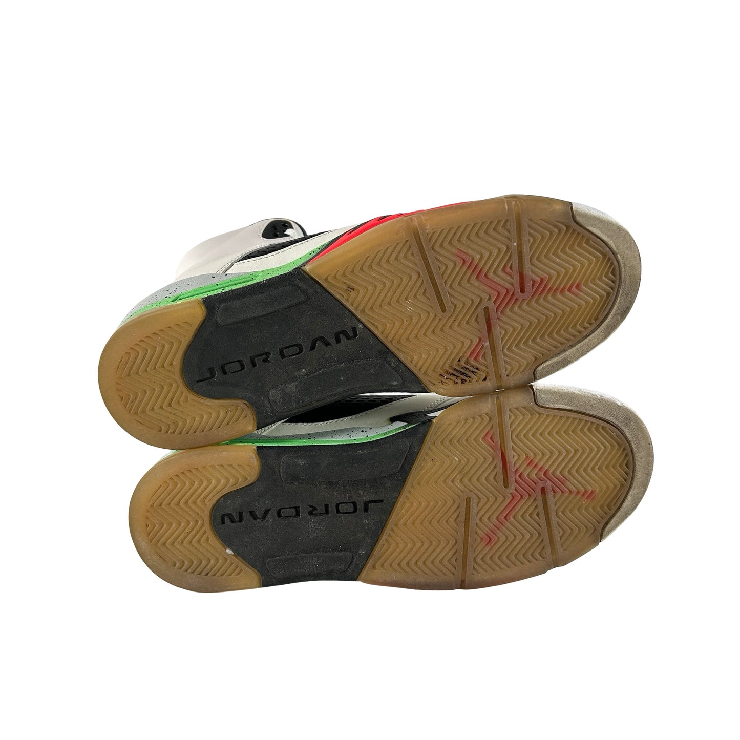 440888 115 Jordan 5 Retro Poison Green (GS) [USED] - 7 Y (Used)