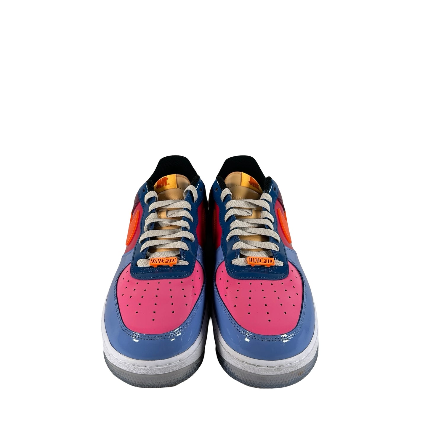 DV5255 400 Nike Air Force 1 Low SP Undefeated Multi-Patent Total Orange [USED] - 13 M (Used) (No Box)