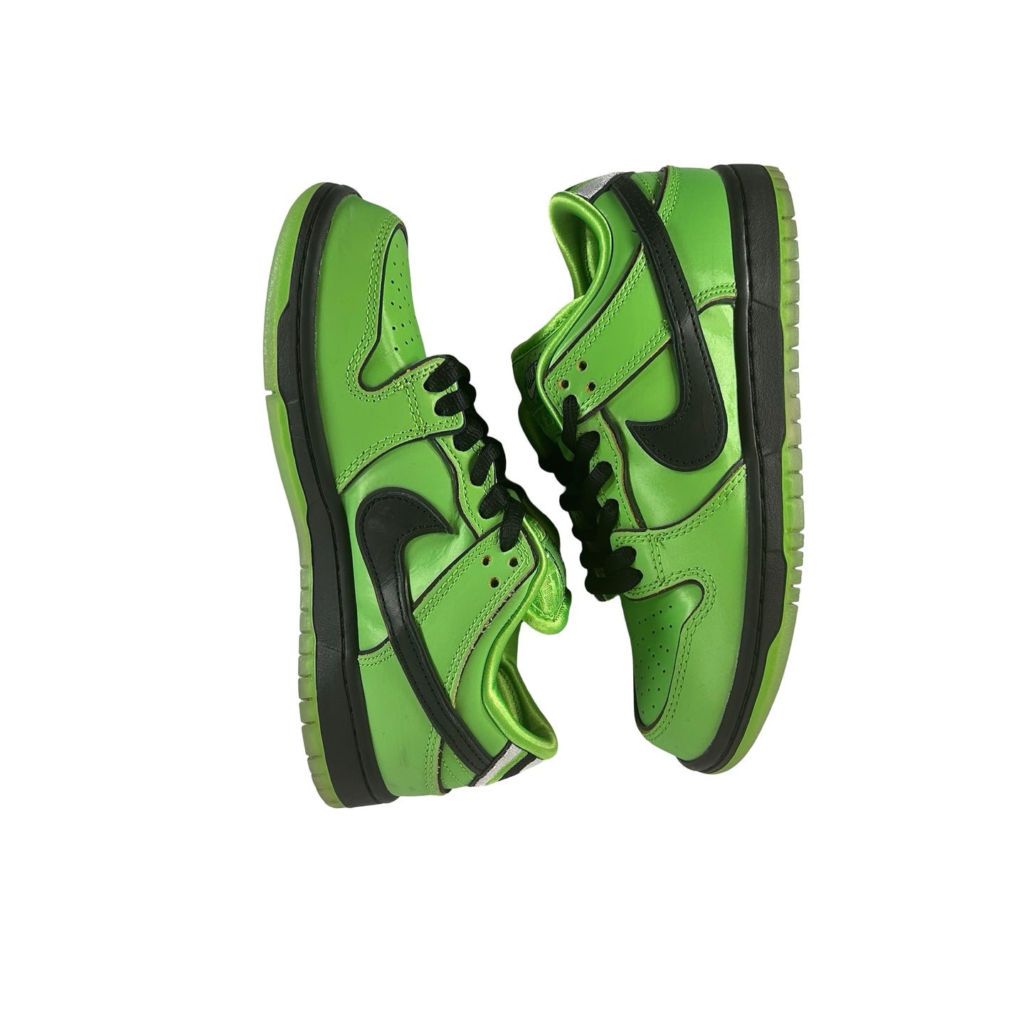 FZ8319 300 Nike SB Dunk Low The Powerpuff Girls Buttercup [USED] - 4.5 M (Used) (No Box)
