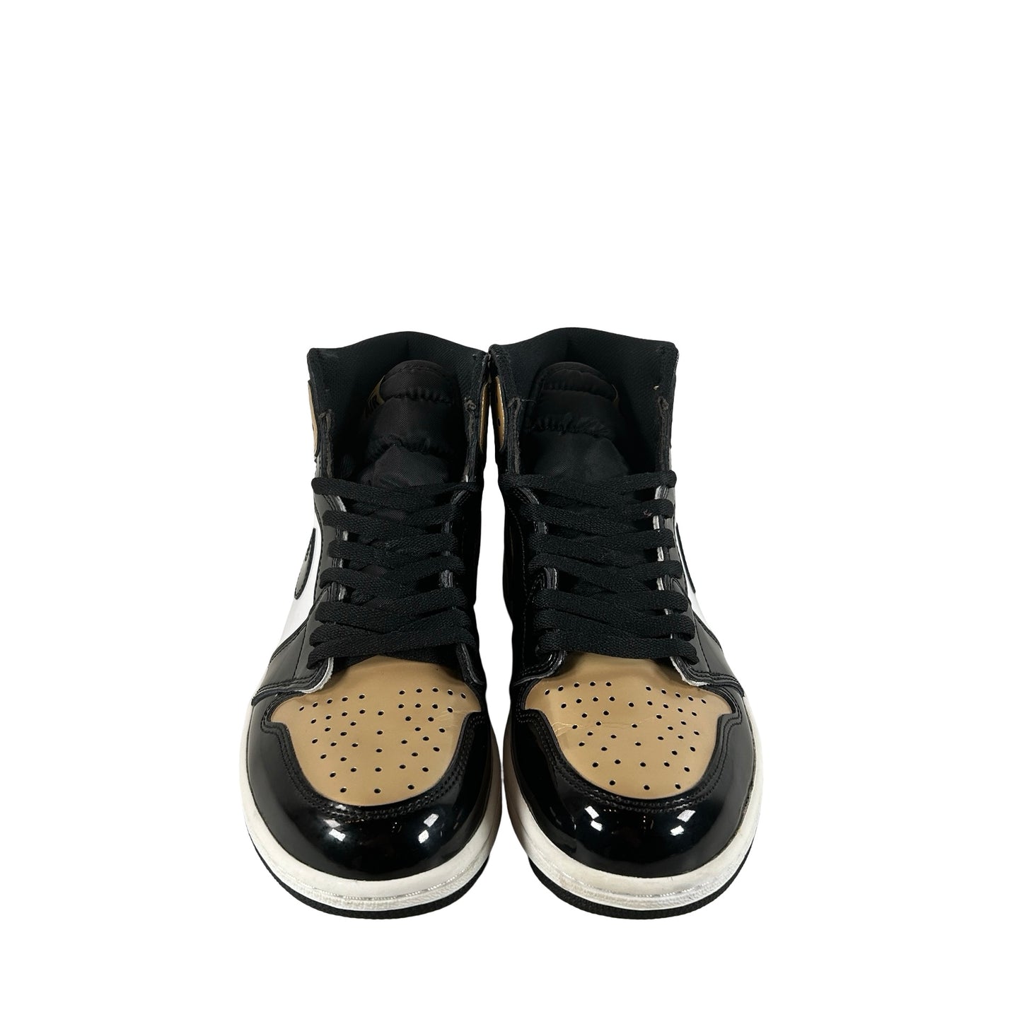 861428 007 Jordan 1 Retro High NRG Patent Gold Toe [USED] - 9 M (Used)