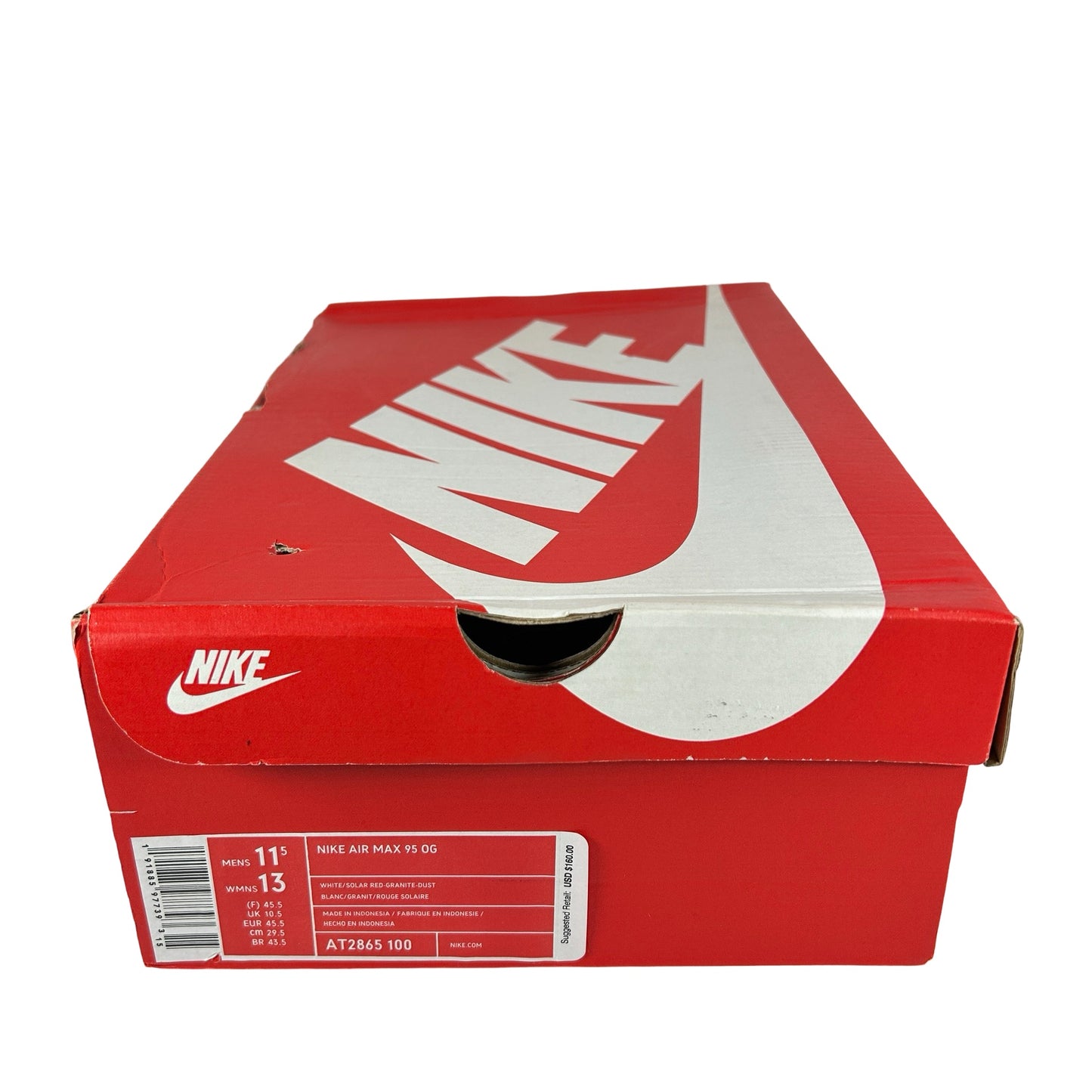 AT2865 100 Nike Air Max 95 OG Solar Red (2018) [USED] - 11.5 M (Used)