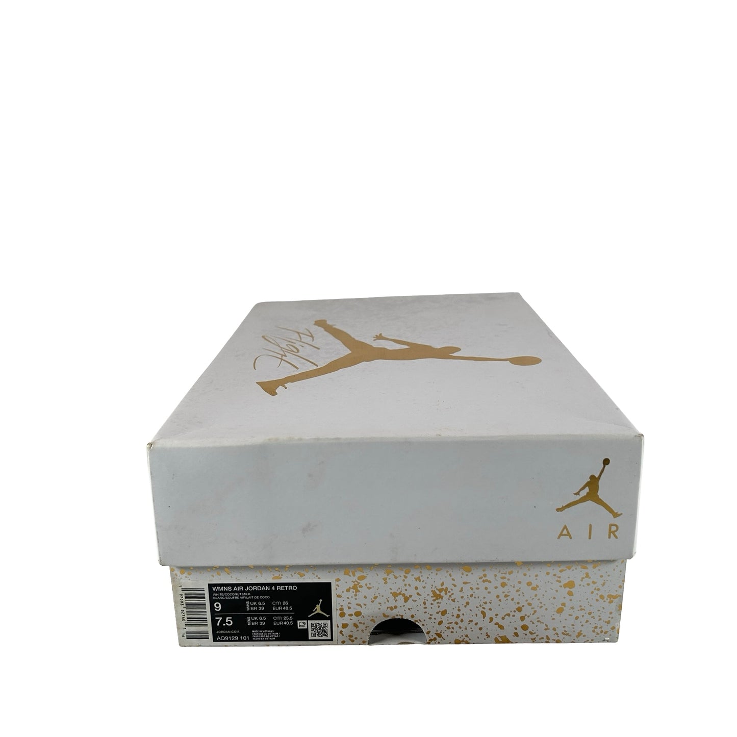 AQ9129 101 Jordan 4 Retro Vivid Sulfur (Women's) [USED] - 9 W (Used)