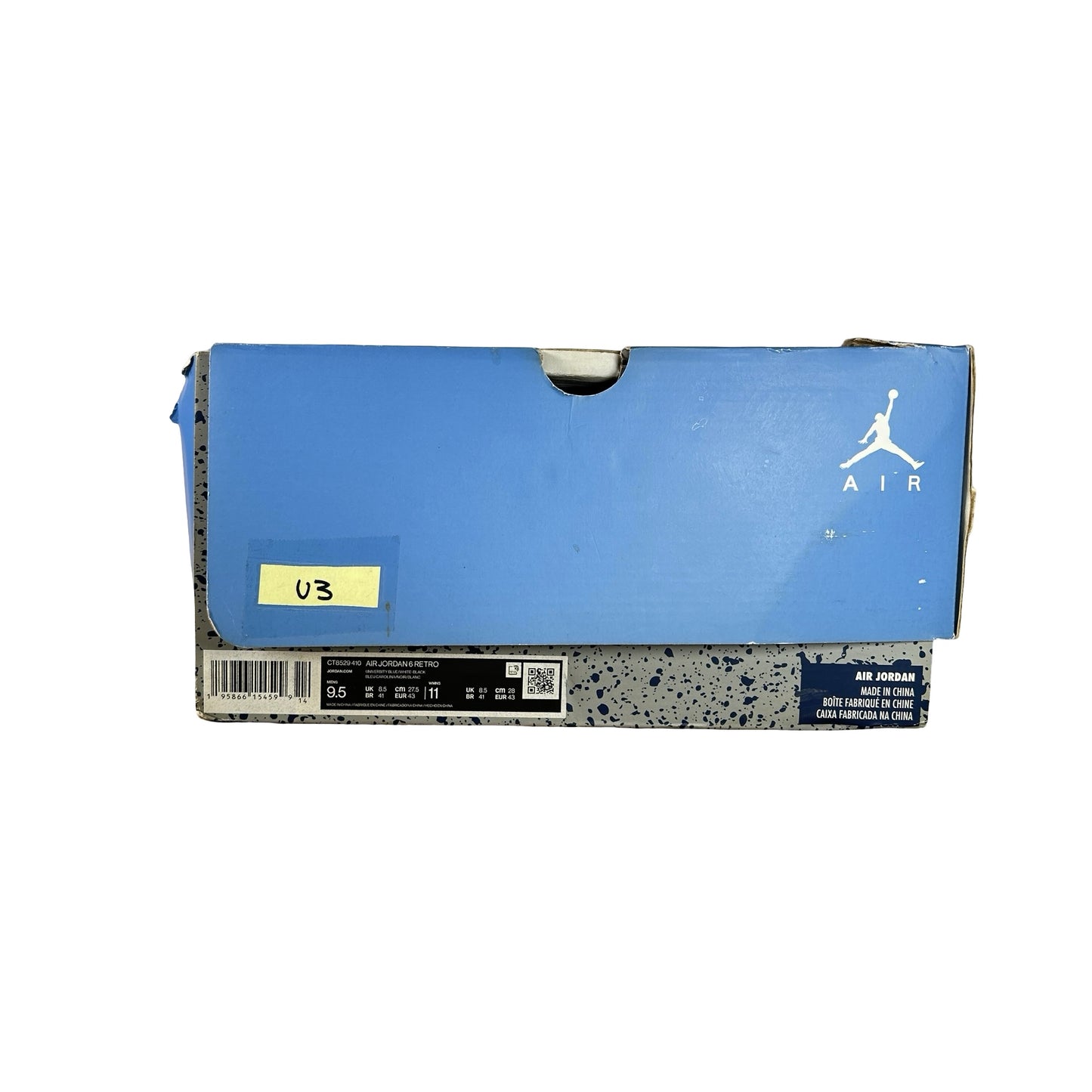 CT8529 410 Jordan 6 Retro UNC White [USED] - 9.5 M (Used3)