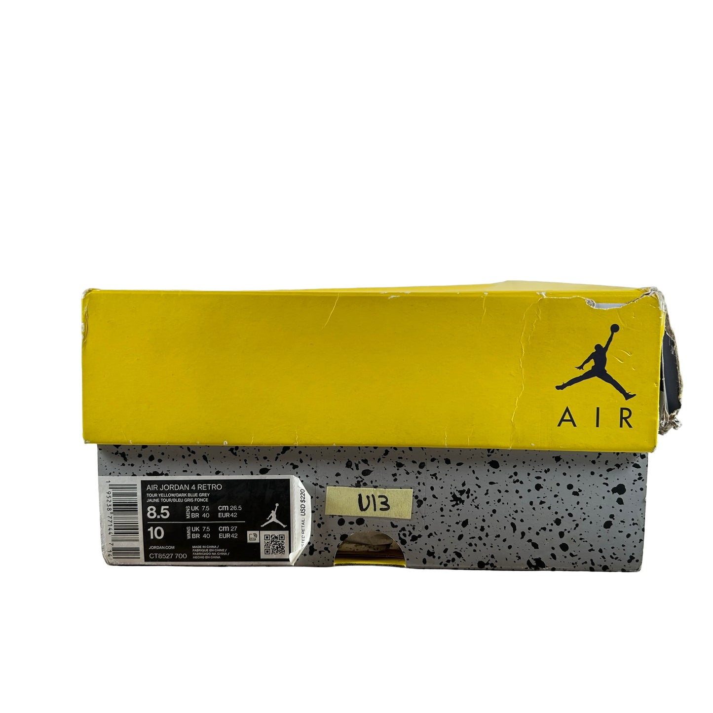 CT8527 700 Jordan 4 Retro Lightning (2021) [USED] - 8.5 M (Used13)