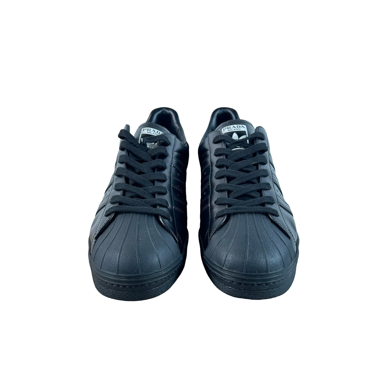 FW6679 adidas Superstar Prada Black [USED] - 12 M (Used)