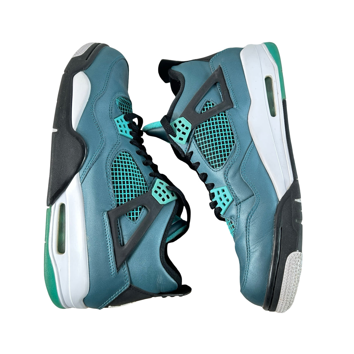 705331 330 Jordan 4 Retro Teal [USED] - 11 M (Used) (No Box)