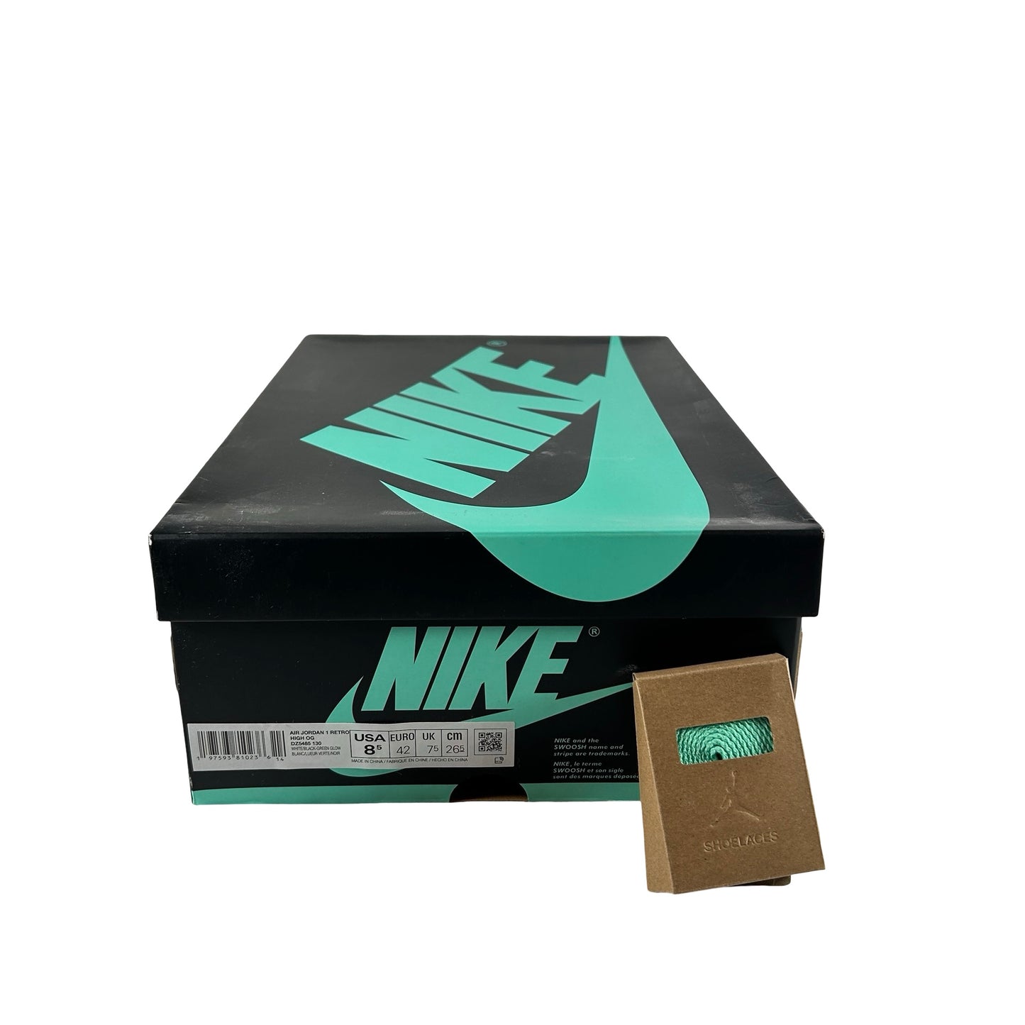 DZ5485 130 Jordan 1 Retro High OG Green Glow [USED] - 8.5 M (Used)