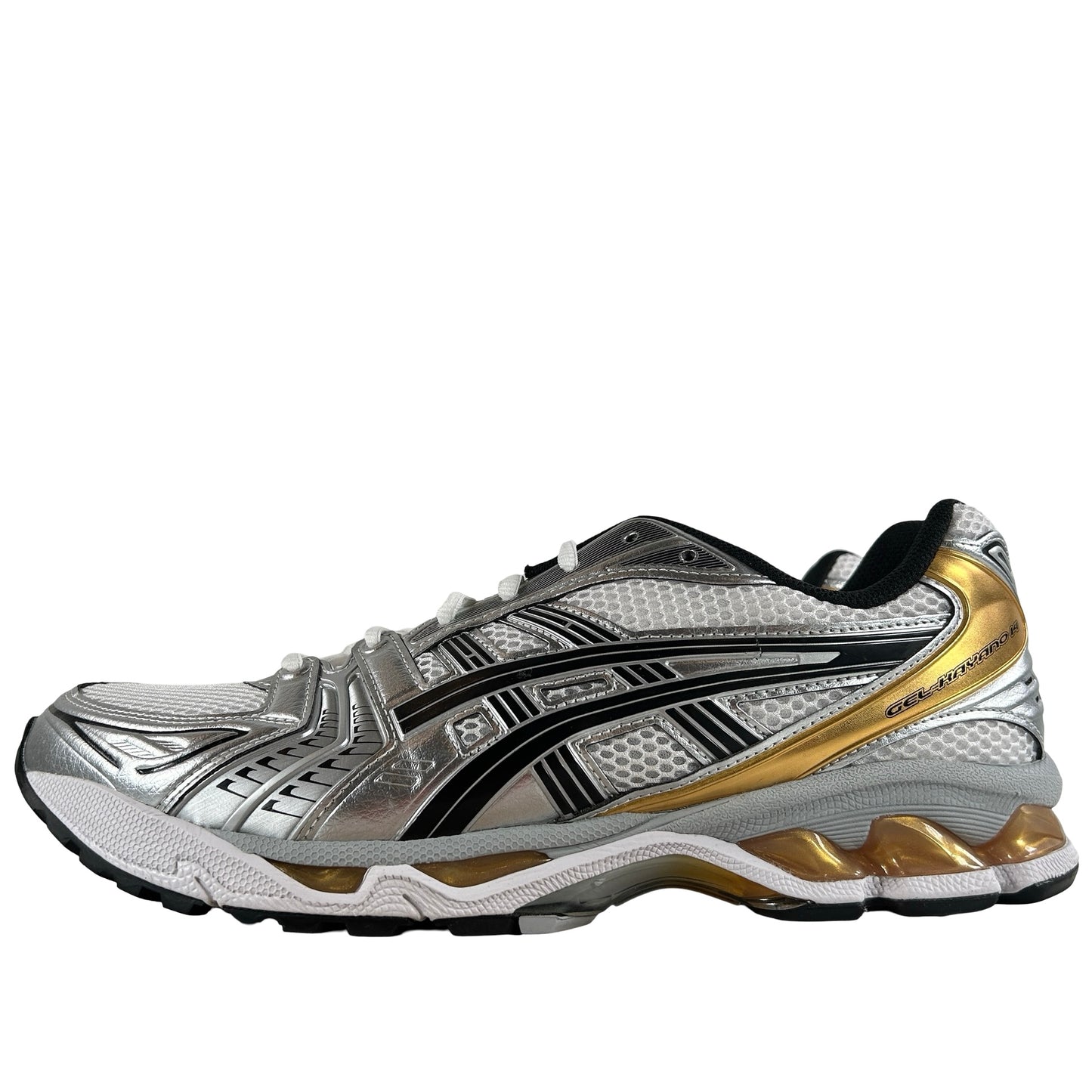 1201A019 102 ASICS Gel-Kayano 14 White Pure Gold [USED] - 11 M (Used) (Replace Box)
