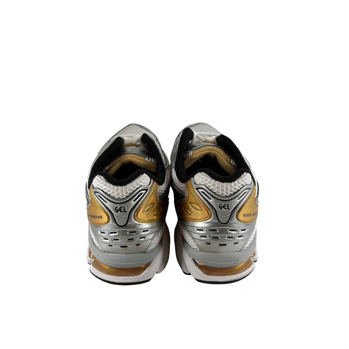 1201A019 102 ASICS Gel-Kayano 14 White Pure Gold [USED] - 11 M (Used) (Replace Box)