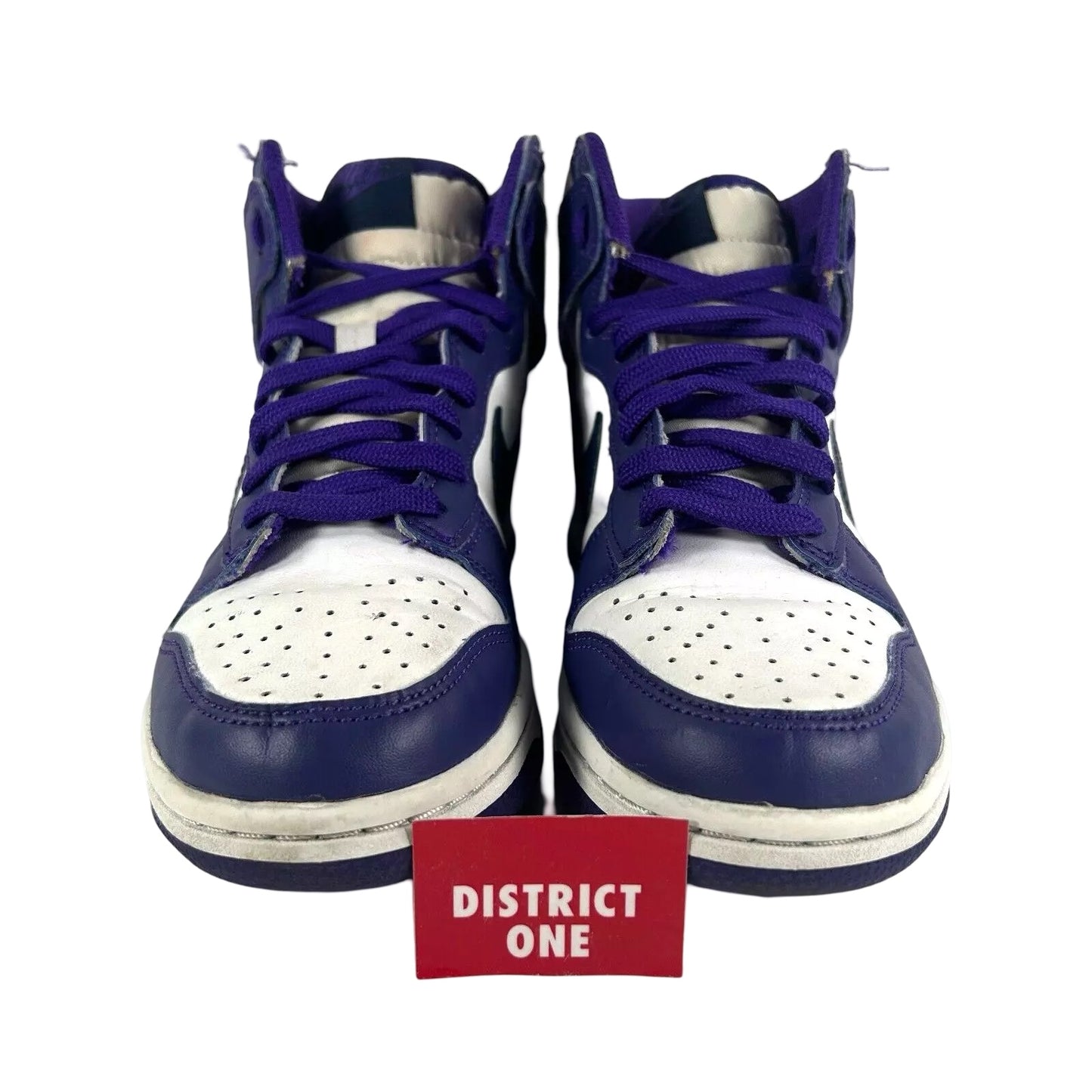 DH9751 100 Nike Dunk High Electro Purple Midnight Navy (GS) [USED] - 5 Y (Used) (No Box)