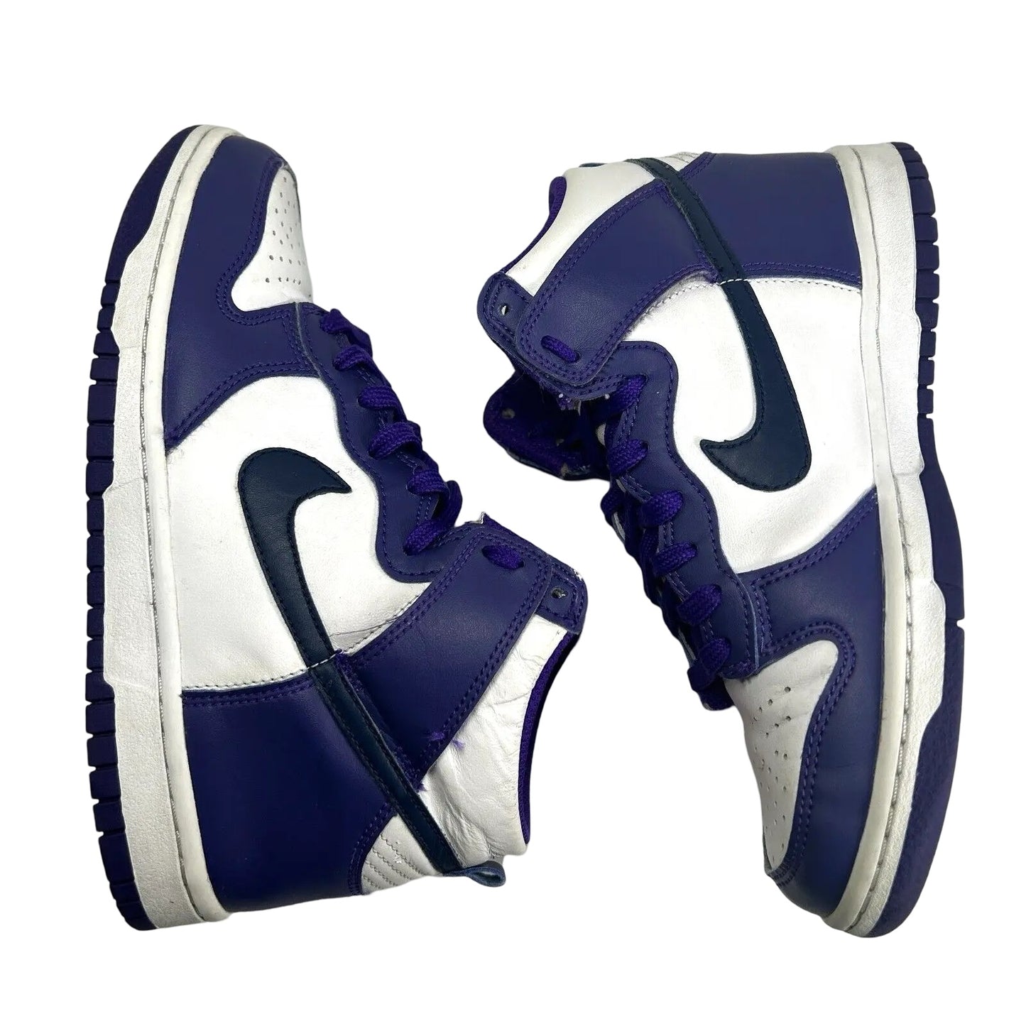 DH9751 100 Nike Dunk High Electro Purple Midnight Navy (GS) [USED] - 5 Y (Used) (No Box)