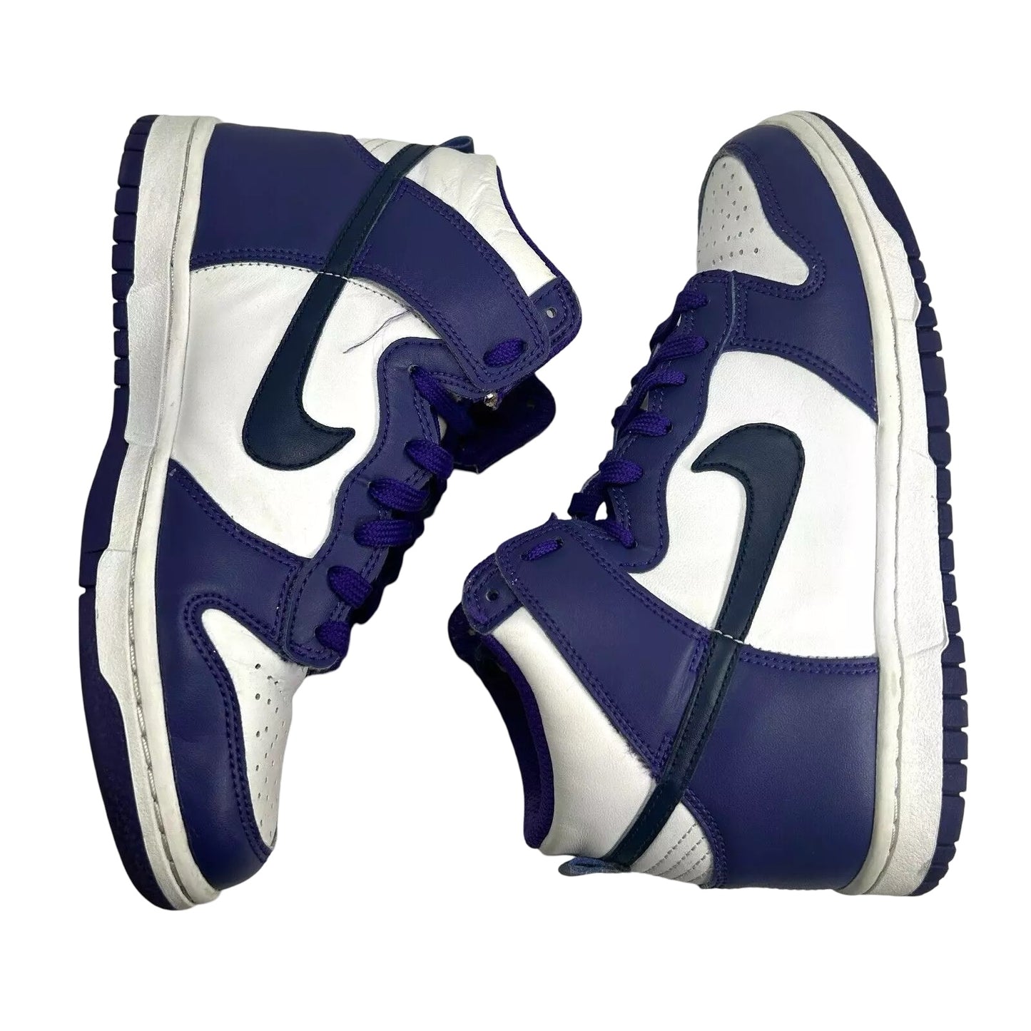 DH9751 100 Nike Dunk High Electro Purple Midnight Navy (GS) [USED] - 5 Y (Used) (No Box)