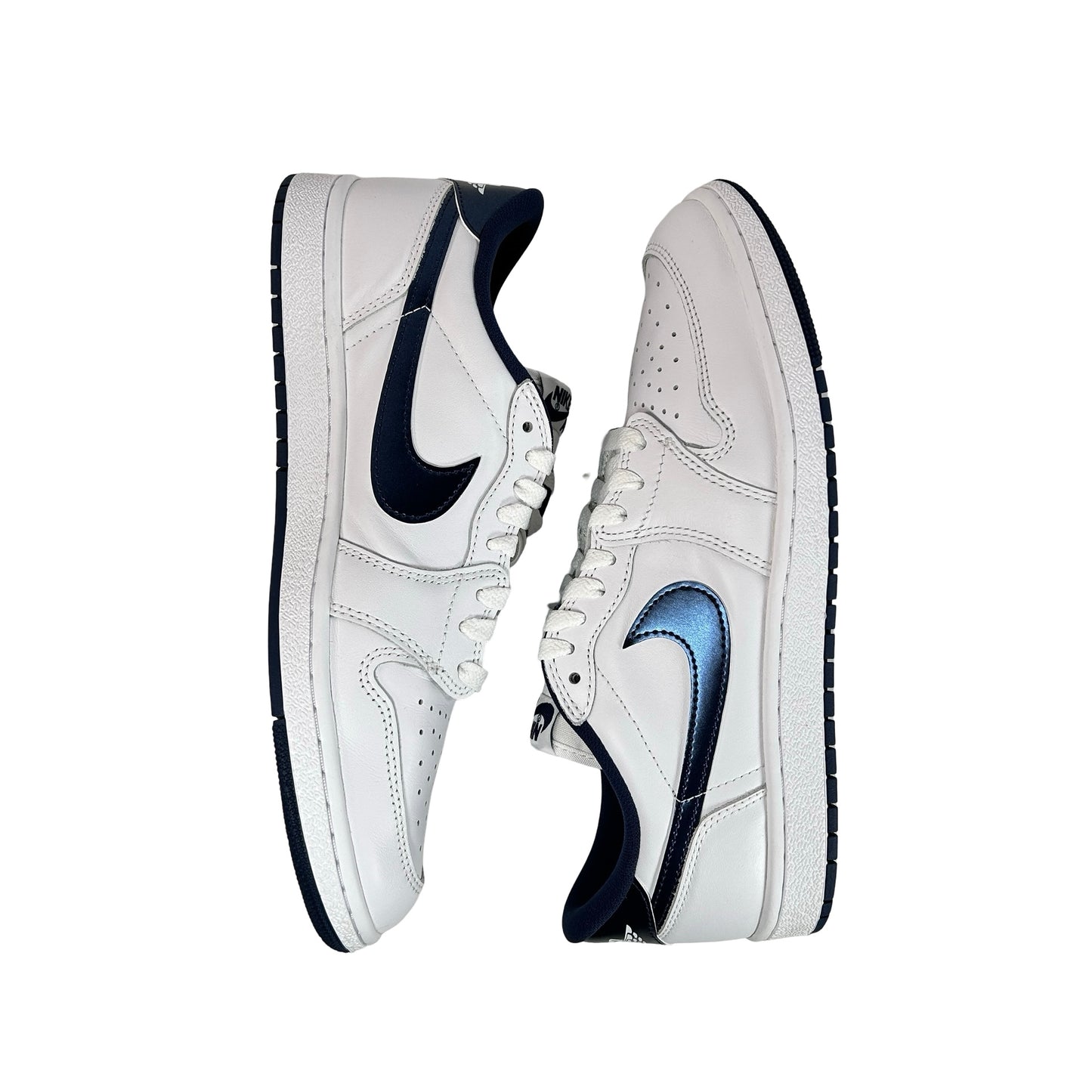 FB9933 141 Air Jordan 1 Retro Low 85 'Metallic Blue' [USED] - 10.5 M (Used)
