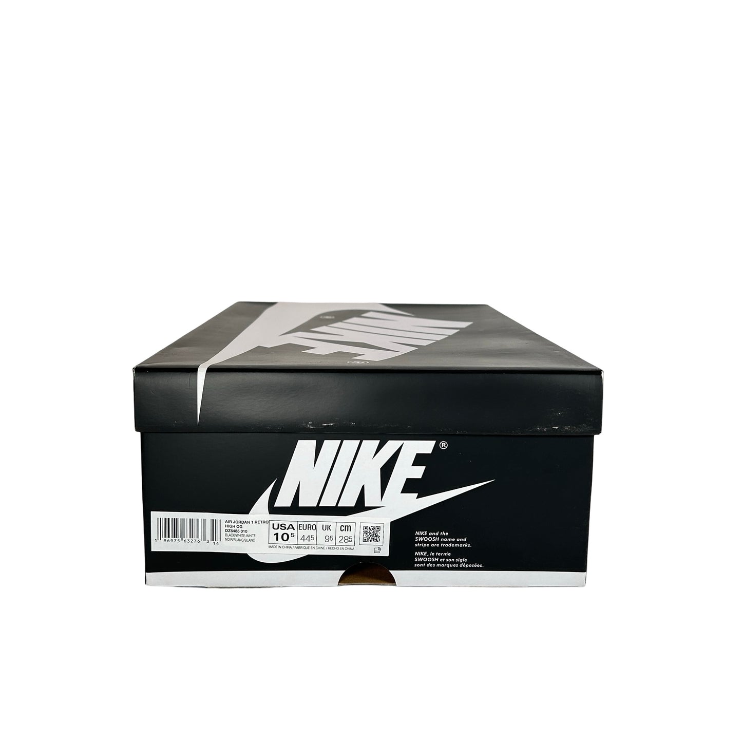 DZ5485 010 Jordan 1 Retro High OG Black White [USED] - 10.5 M (Used)