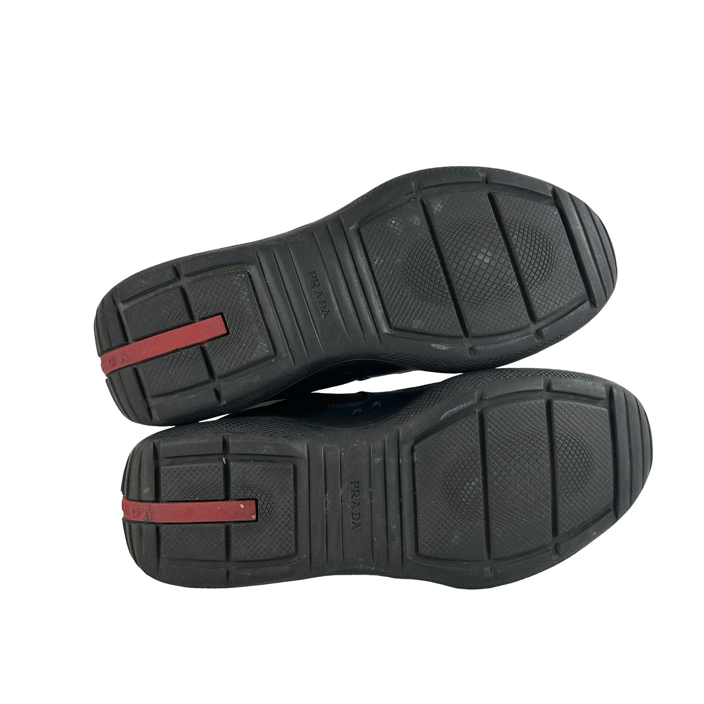 4E3400 6GW F0002 Prada Men's America's Cup Sneakers Black [USED] - 5.5 EUR (Used)