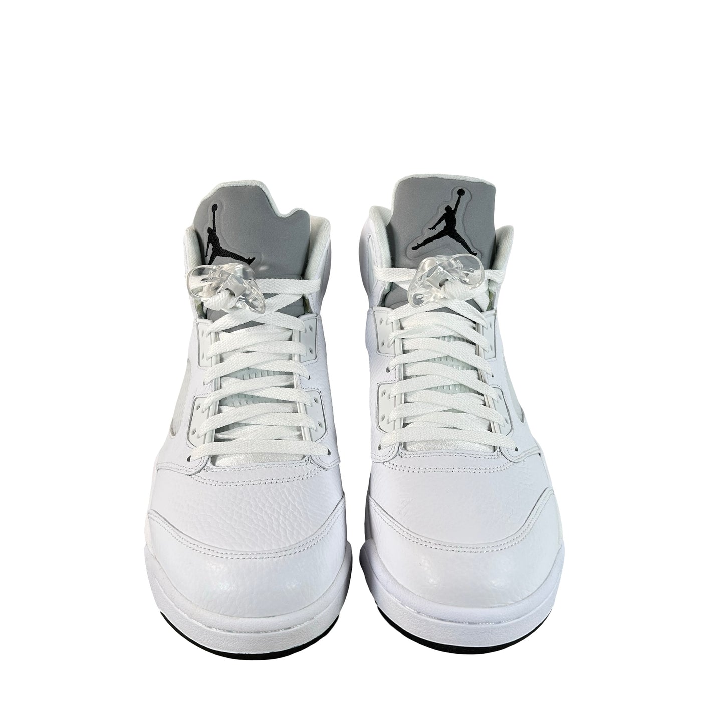 136027 130 Jordan 5 Retro Metallic White (2015) - 11 M (Yellowing) (Replace Box)