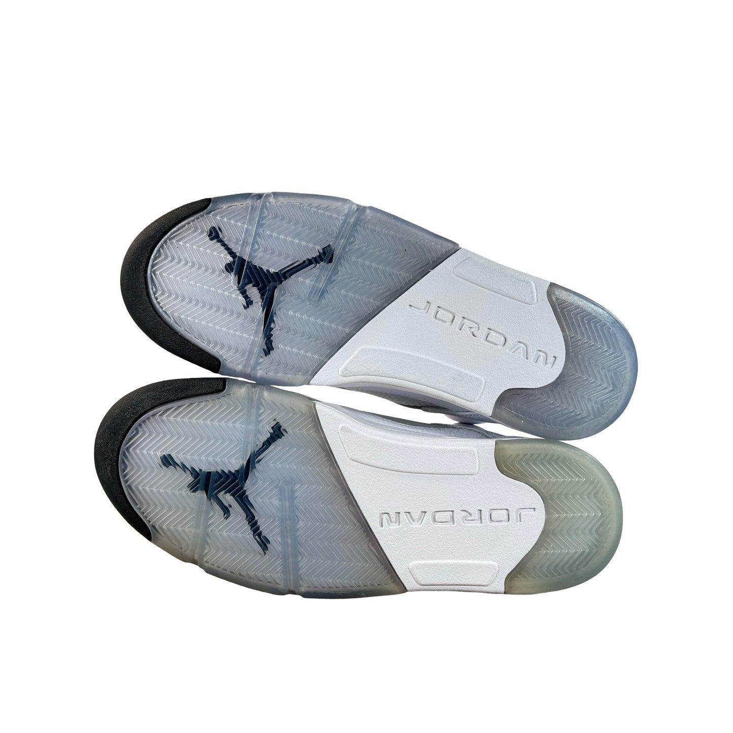 136027 130 Jordan 5 Retro Metallic White (2015) - 11 M (Yellowing) (Replace Box)