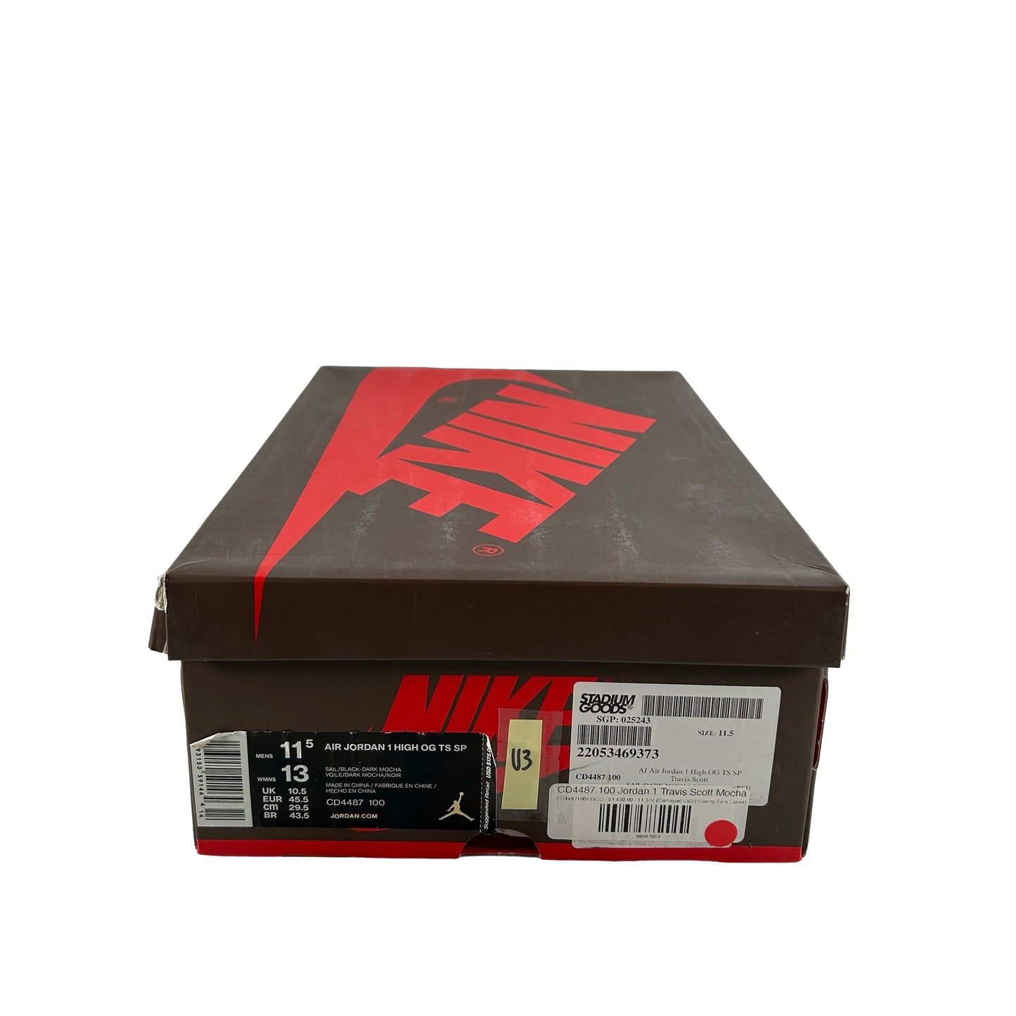 CD4487 100 Jordan 1 Travis Scott Mocha [USED] - 11.5 (Used3)