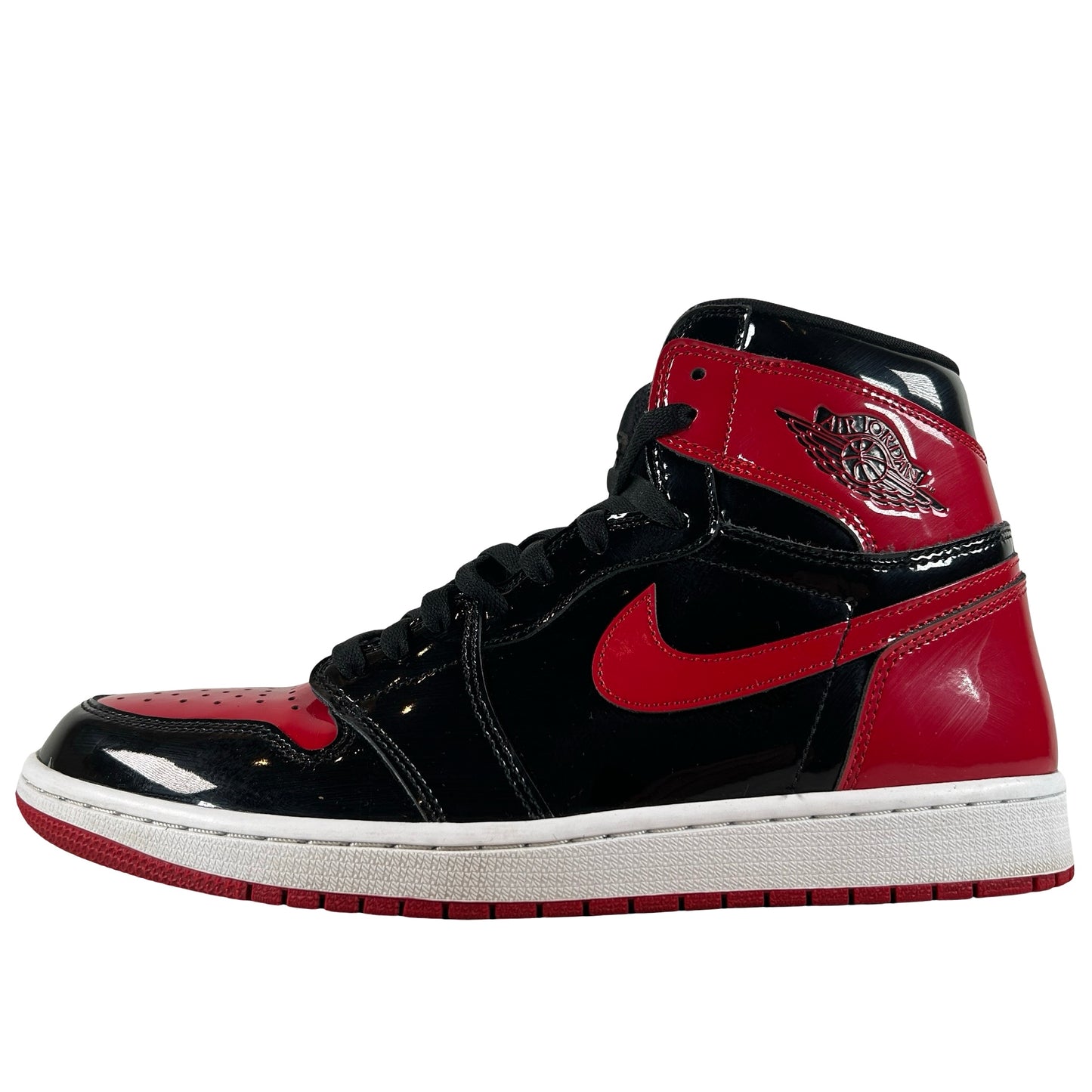555088 063 Jordan 1 Retro High OG Patent Bred [USED] - 11 M (Used7)